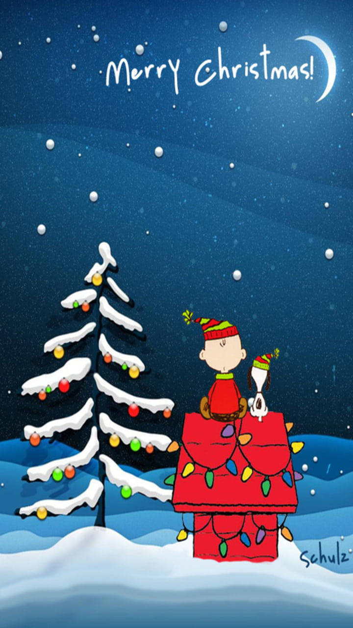 スヌーピーのクリスマスの夜 壁紙
