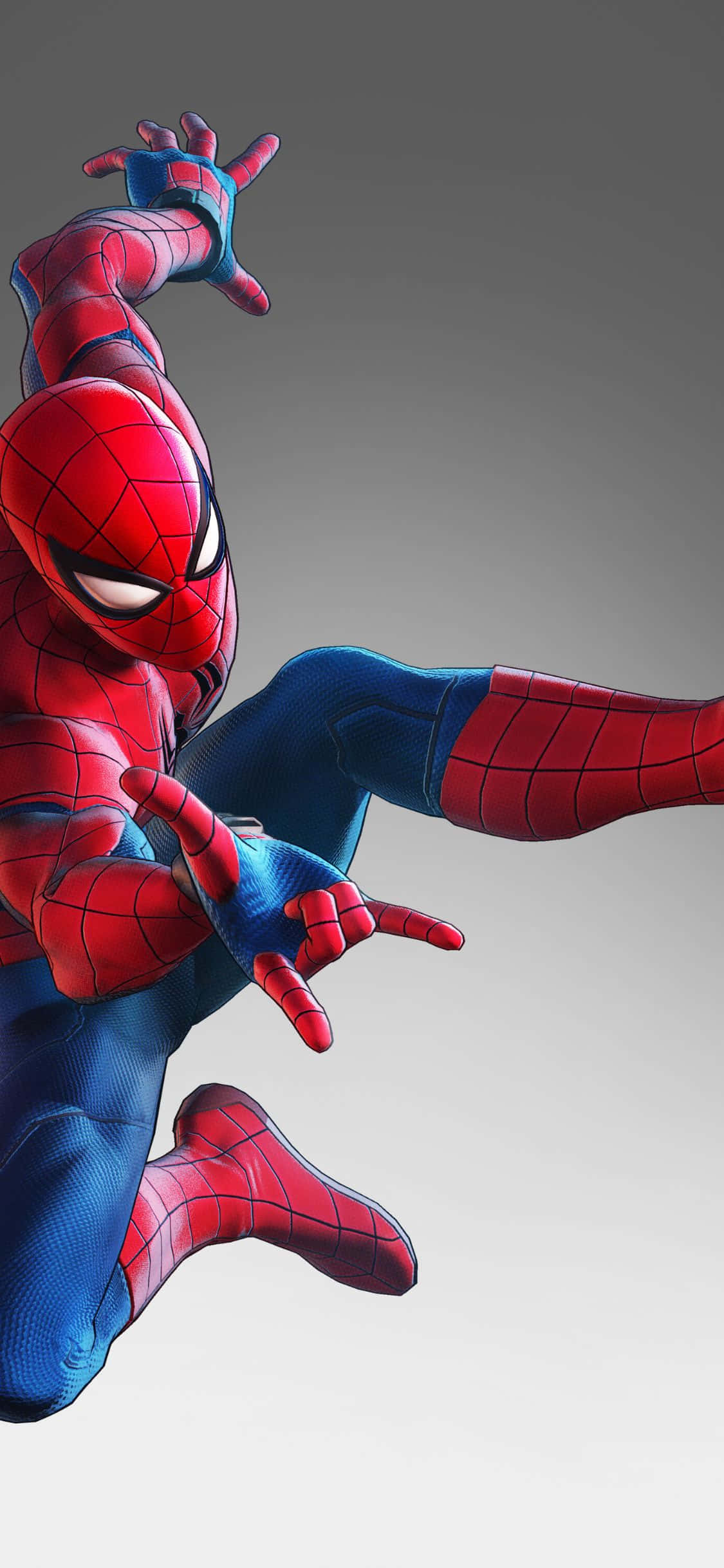 スパイダーマン iPhone XS マーベル背景 壁紙