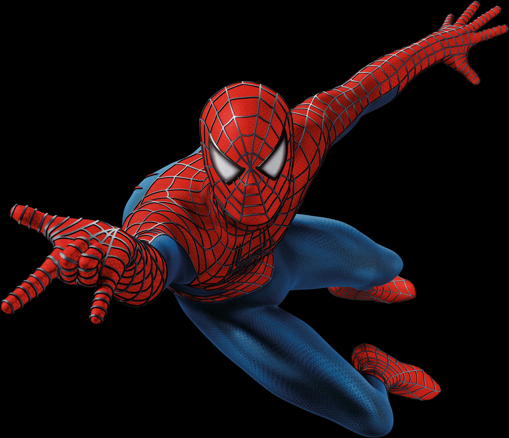 スパイダーマン スイングアクションポーズ 壁紙