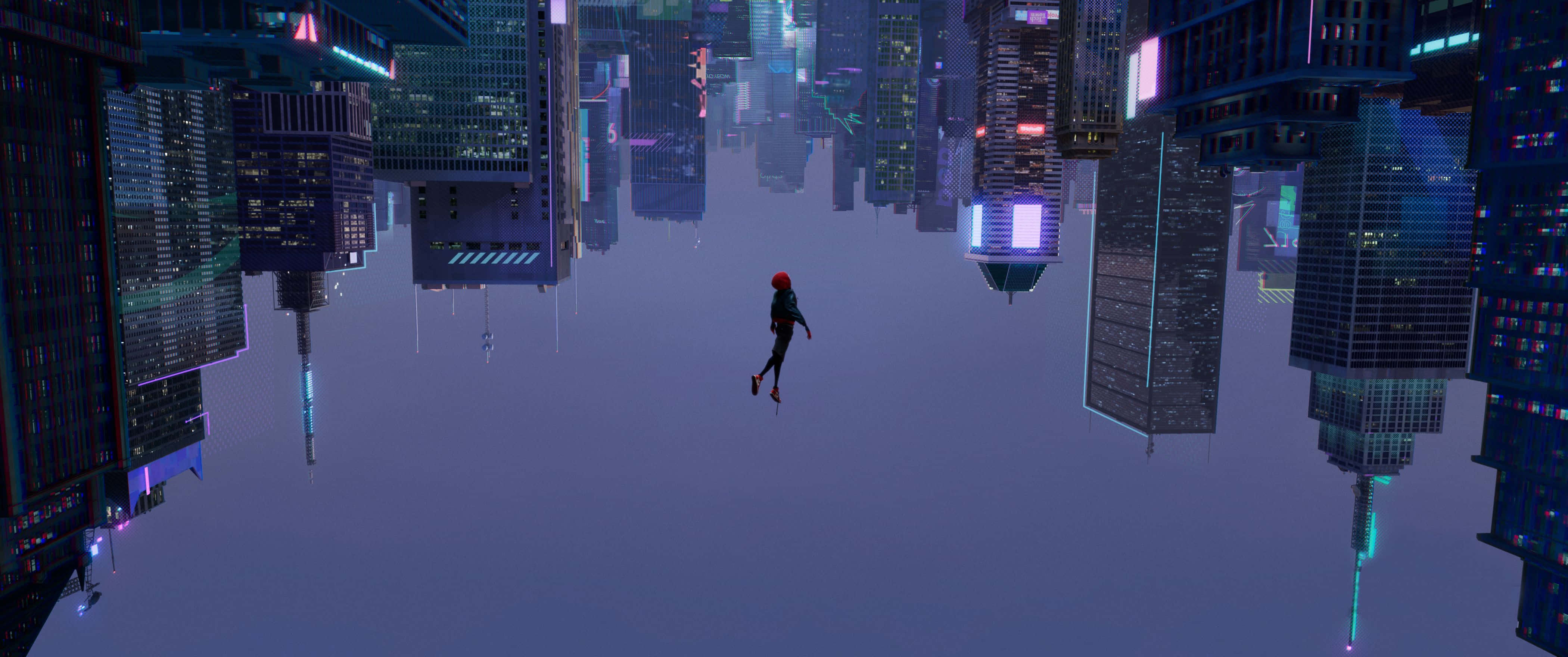 スパイダーマン：スパイダーバースの見事な4K壁紙 壁紙