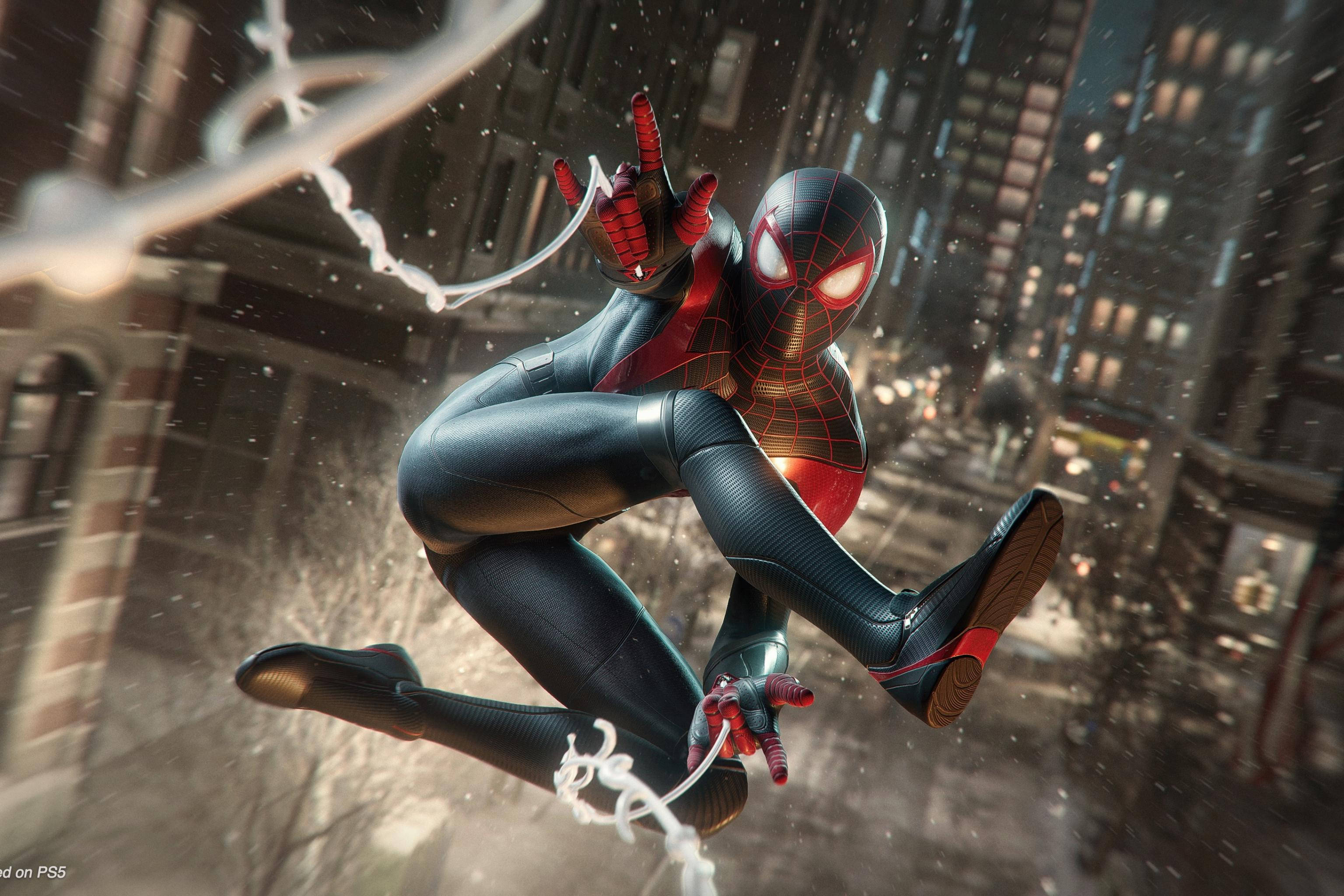 スパイダーマン マイルズ・モラレス PS5 壁紙
