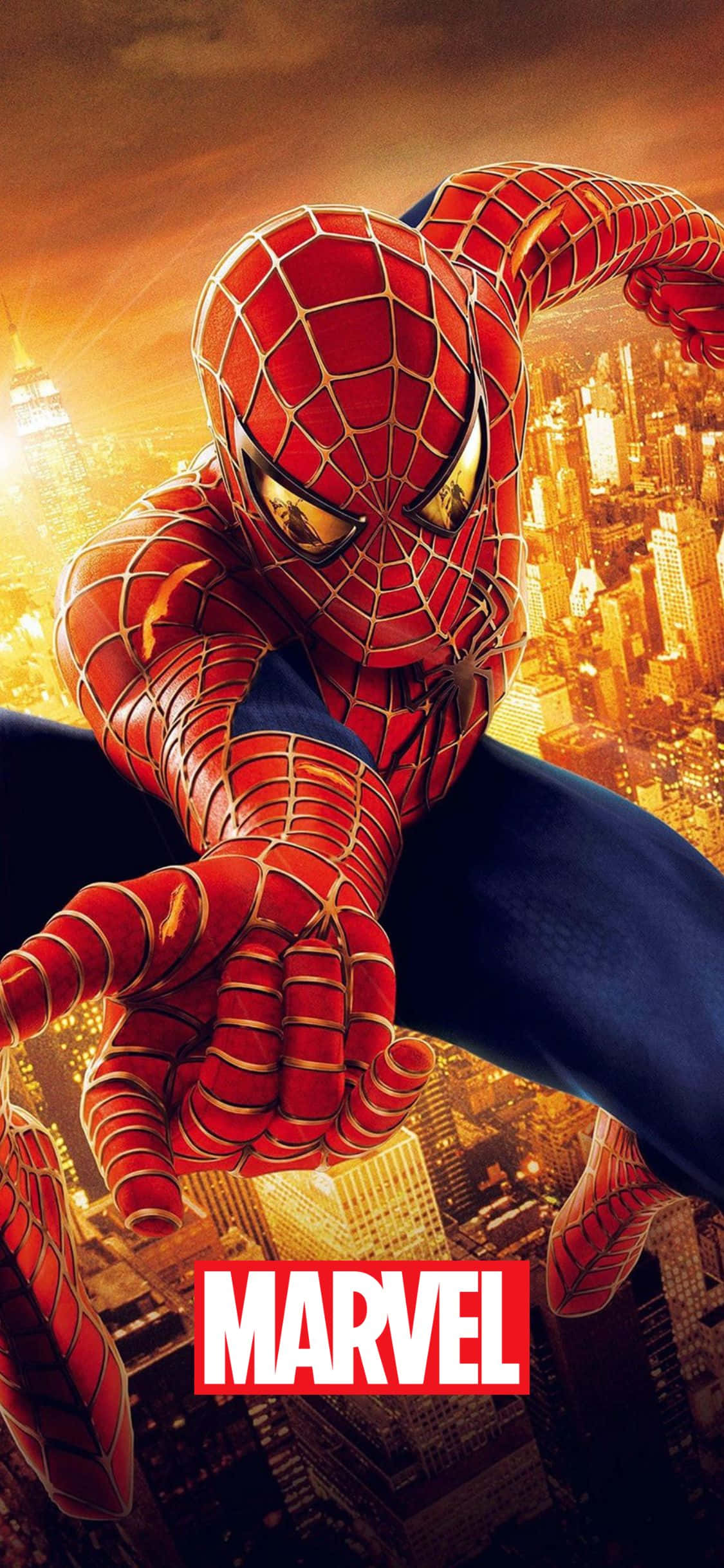 スパイダーマン2 ポスター iPhone XS マーベル壁紙 壁紙