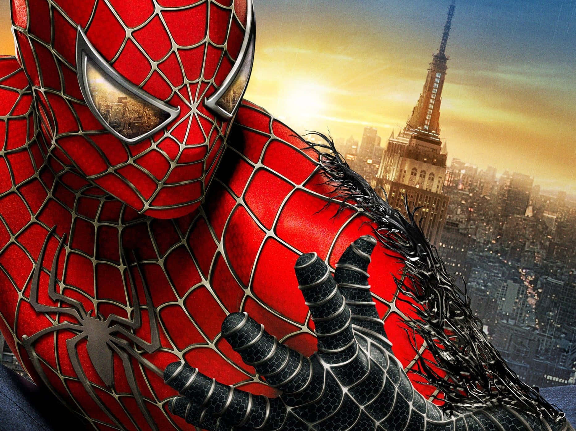 スパイダーマン3部作 シンビオートに覆われる姿 壁紙