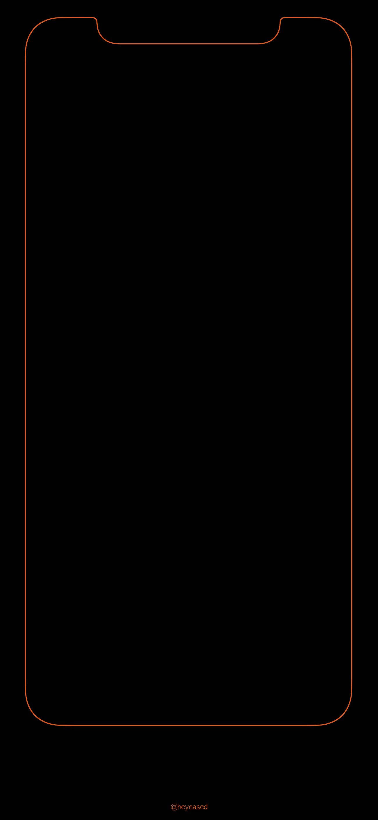 スマホ画面のライングラフィック 漆黒 壁紙