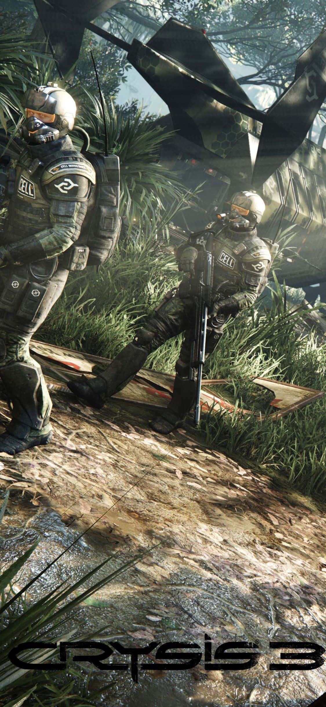 スリリングなSFファンタジーアドベンチャー – iPhone X版Crysis 3 壁紙