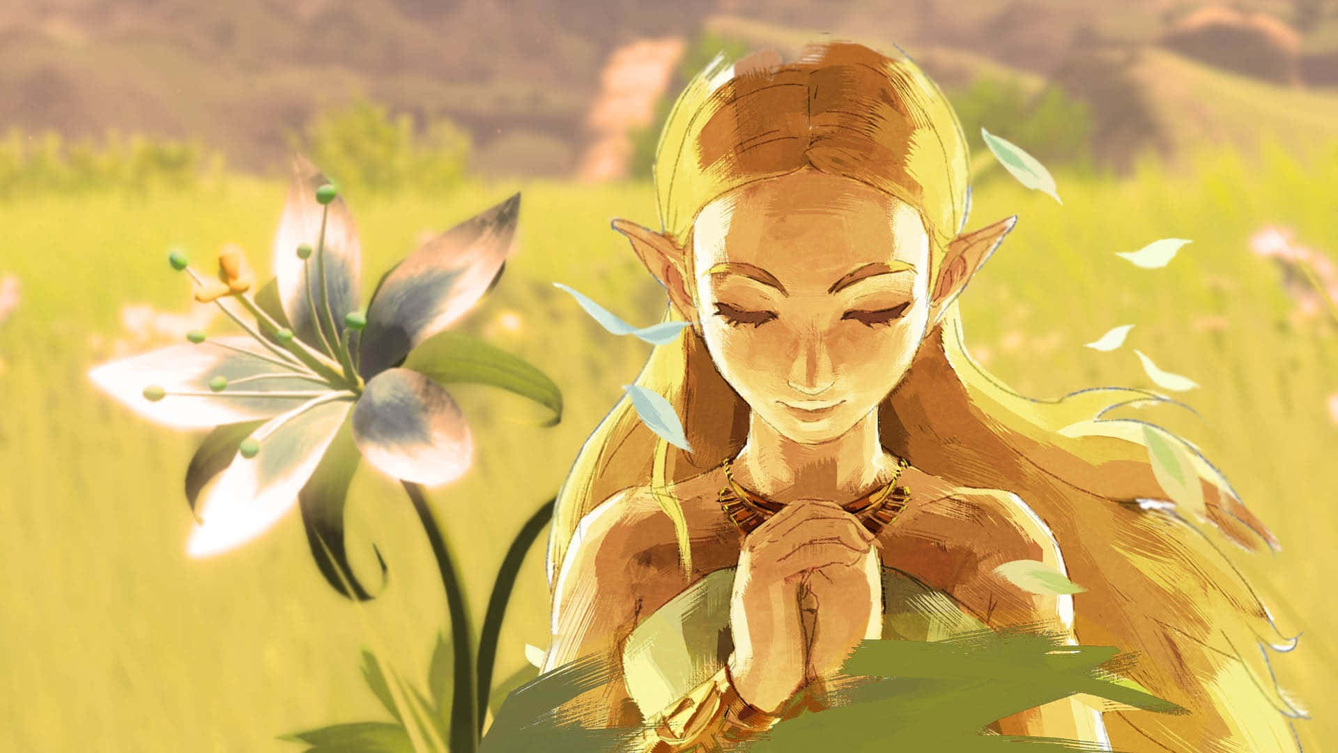 『ゼルダの伝説』でハイラルの神秘的な世界を探検しよう 壁紙