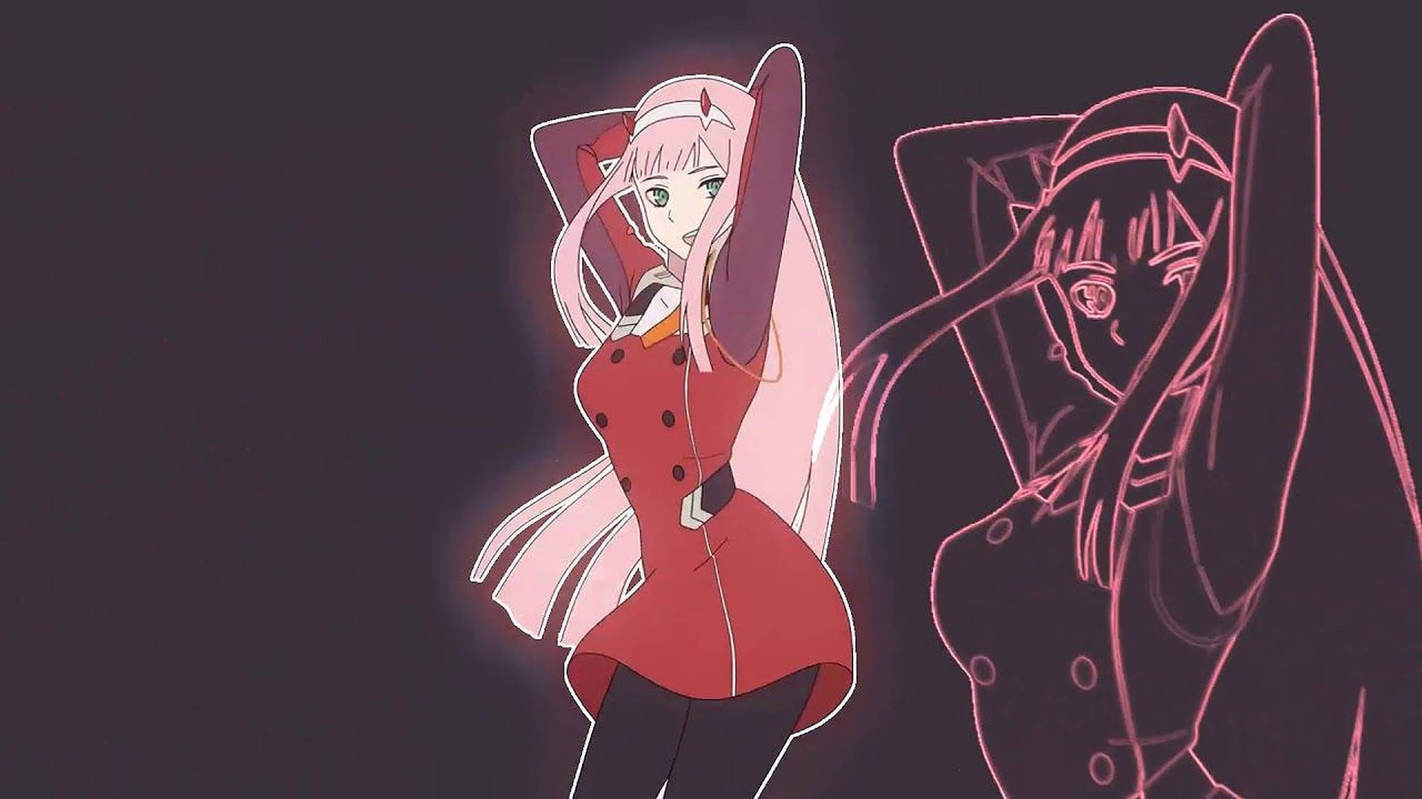 ゼロツー アニメダンス 壁紙