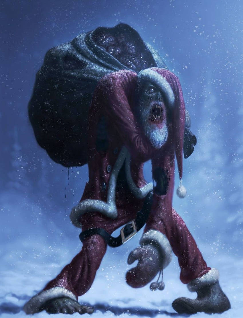 ゾンビサンタが不気味なクリスマスを旅する 壁紙