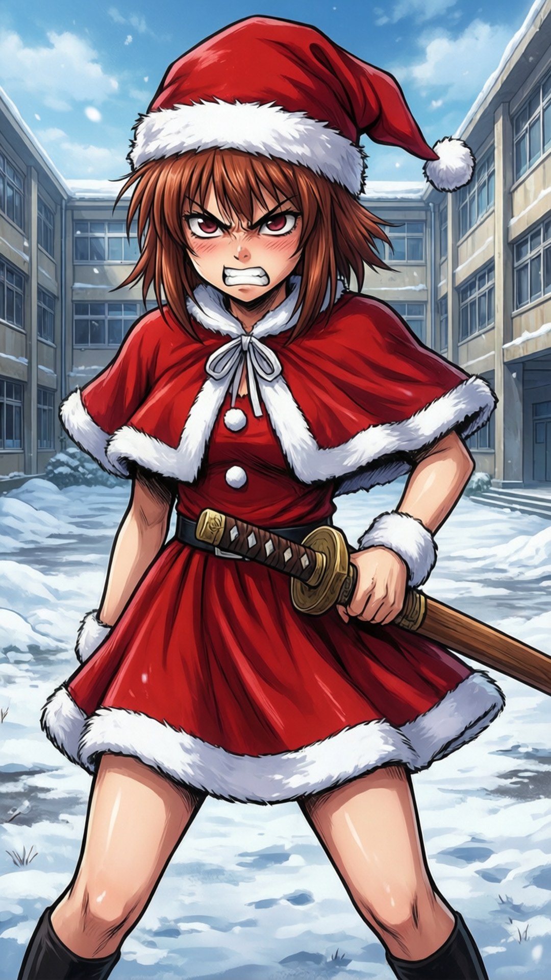 タイガのクリスマス・フューリー 壁紙