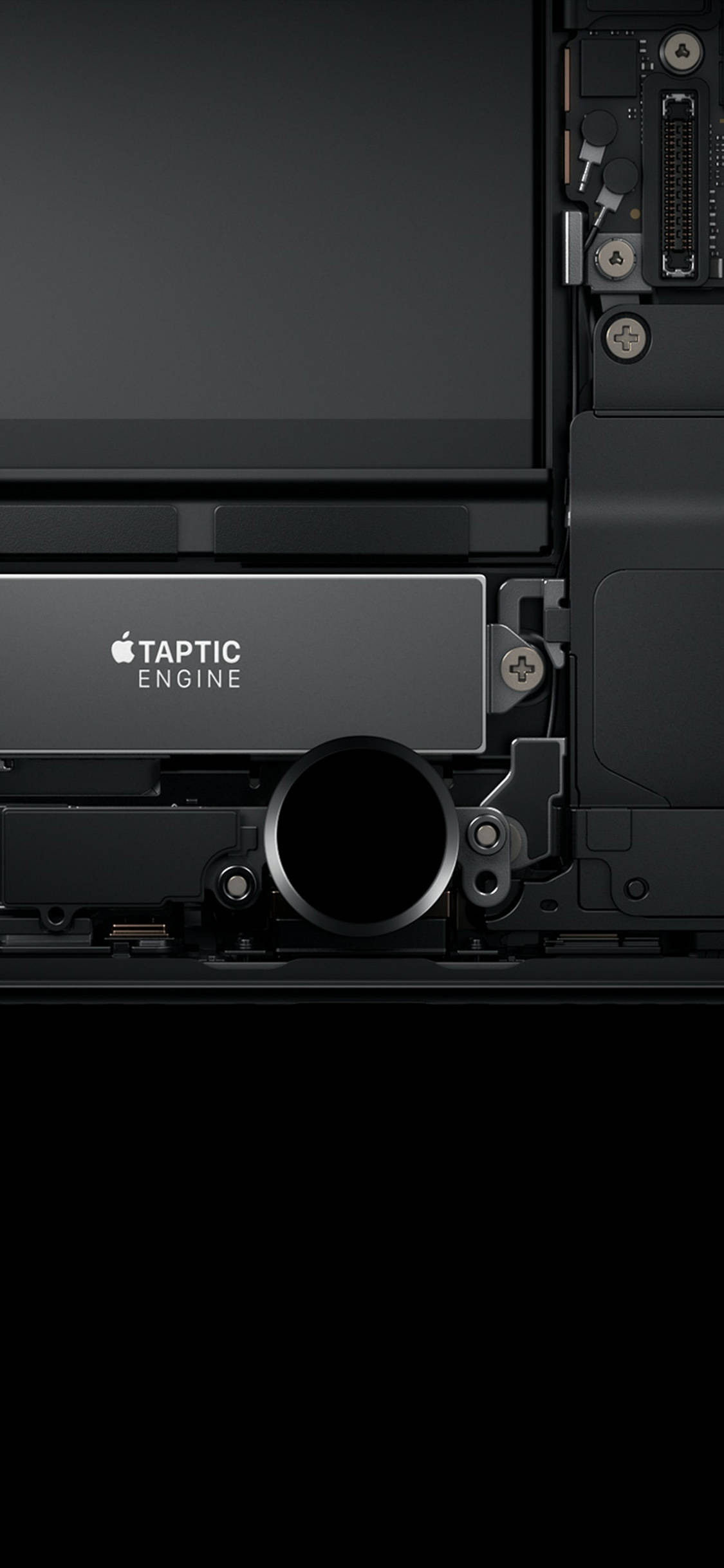 タプティックエンジン ミニマルダーク iPhone 壁紙
