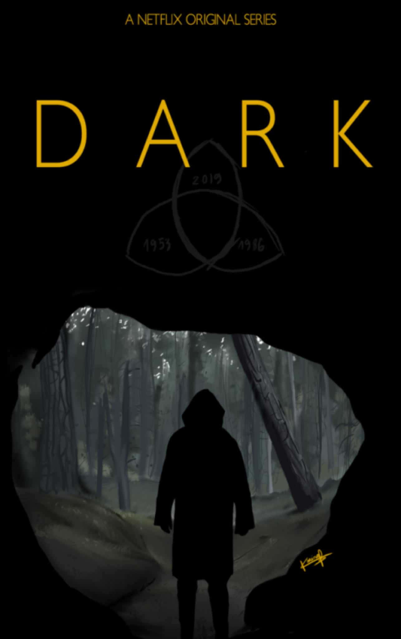 ダークなNetflixオリジナルポスター 壁紙