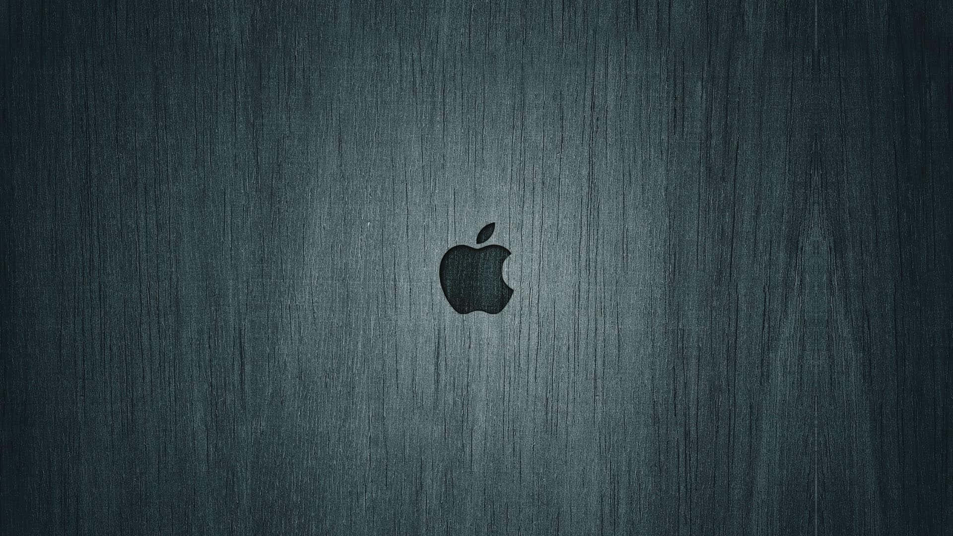 ダークグレーの木目表面HD Apple背景 壁紙