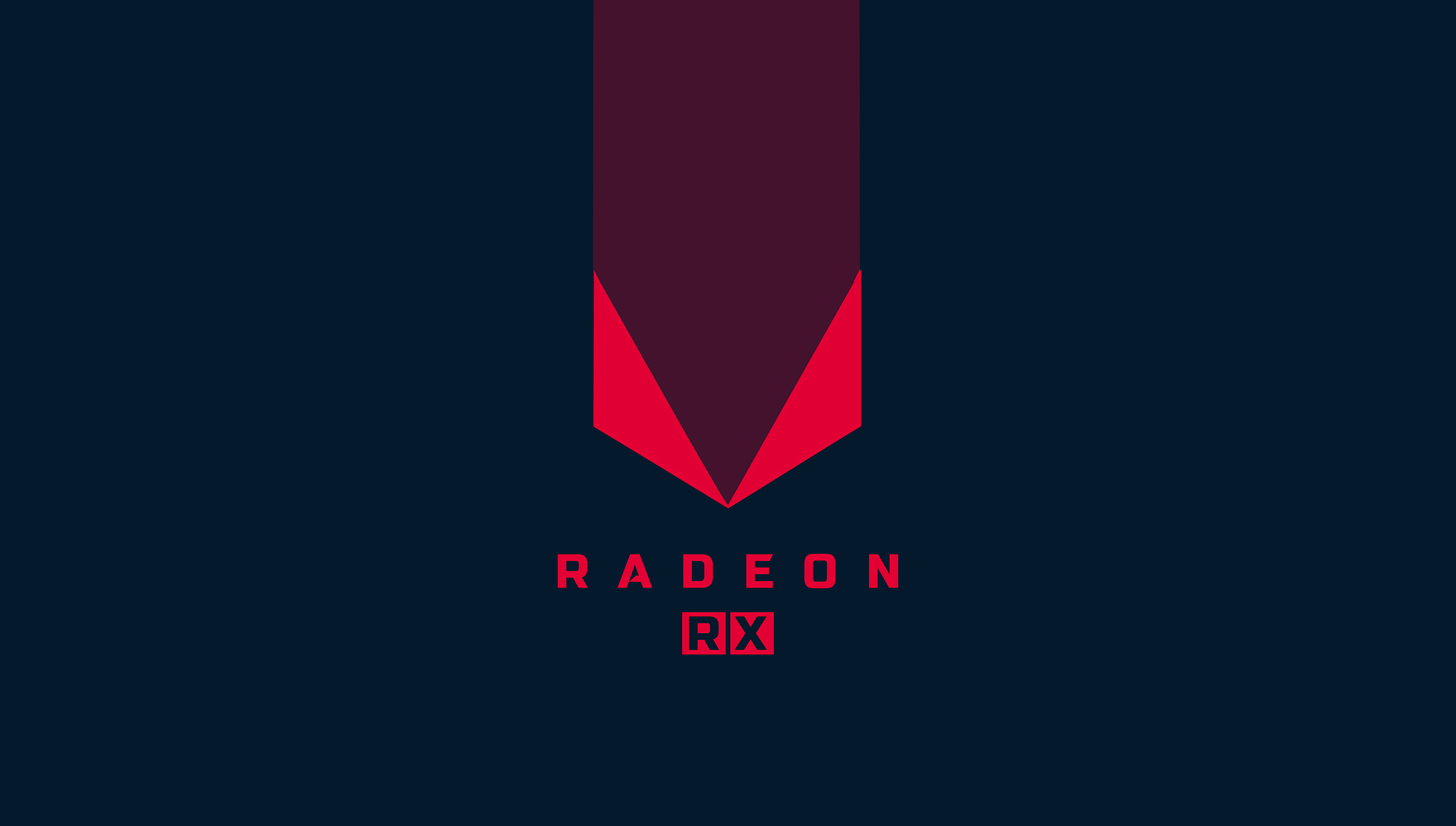 ダークブルー AMD 4K 壁紙