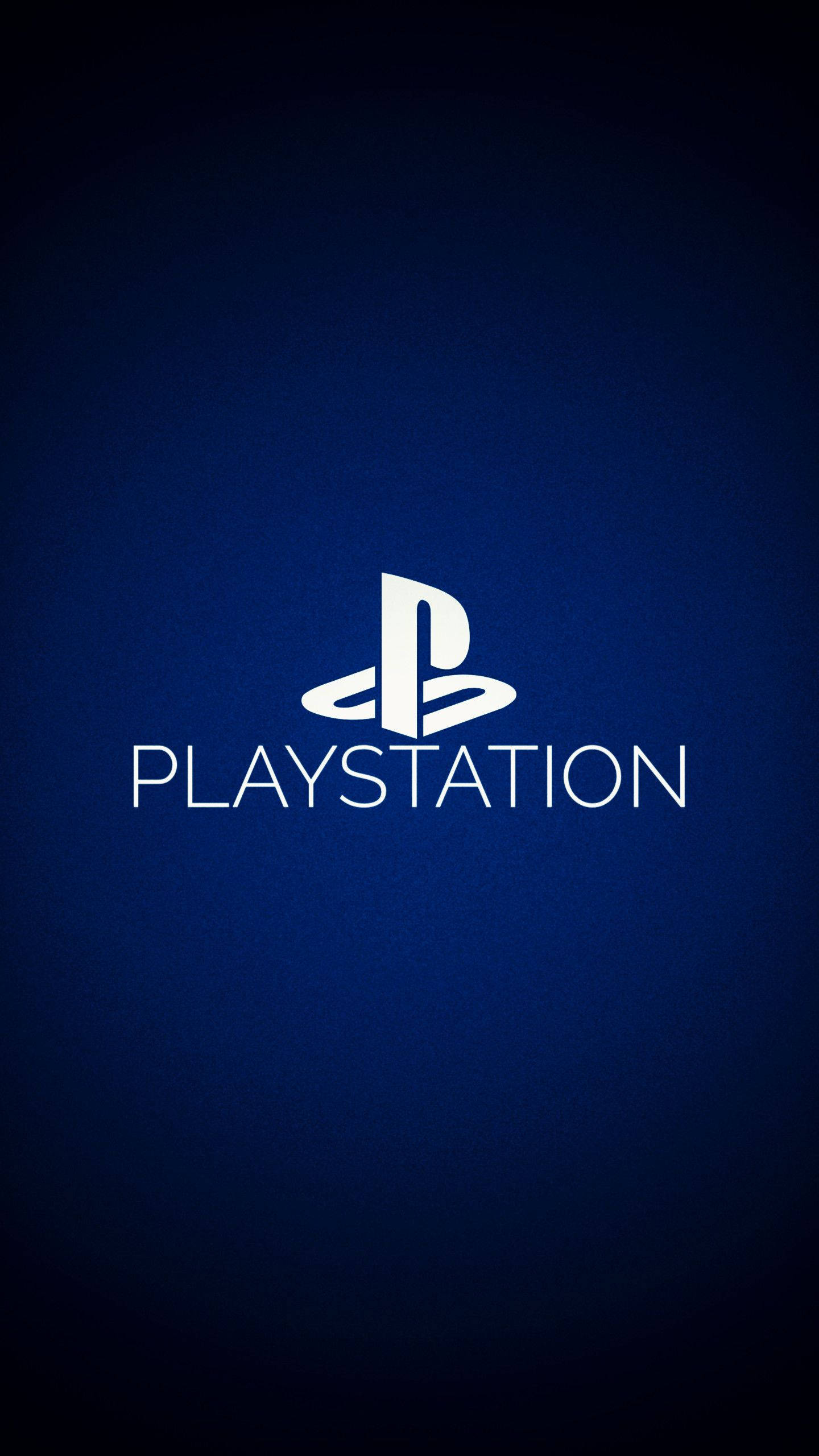 ダークブルーのPS4ロゴ 壁紙