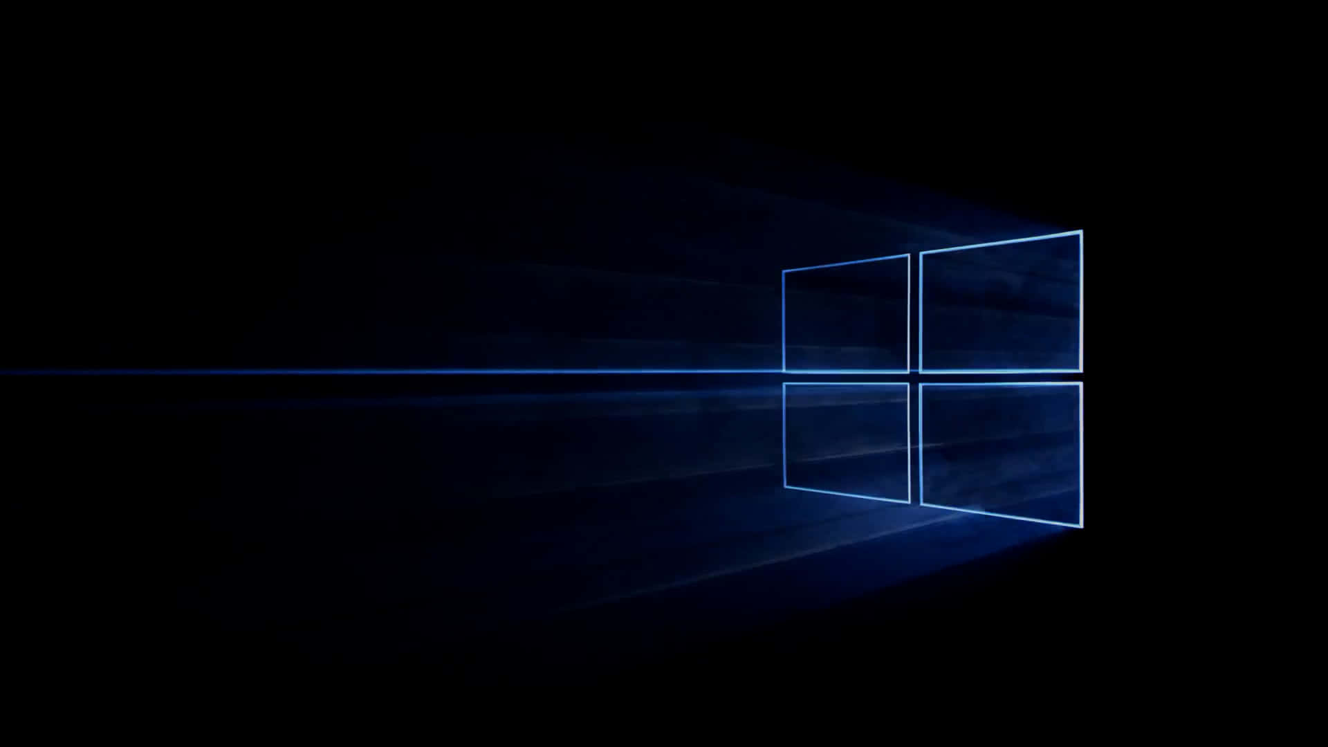 ダークブルーのWindows 10背景 壁紙