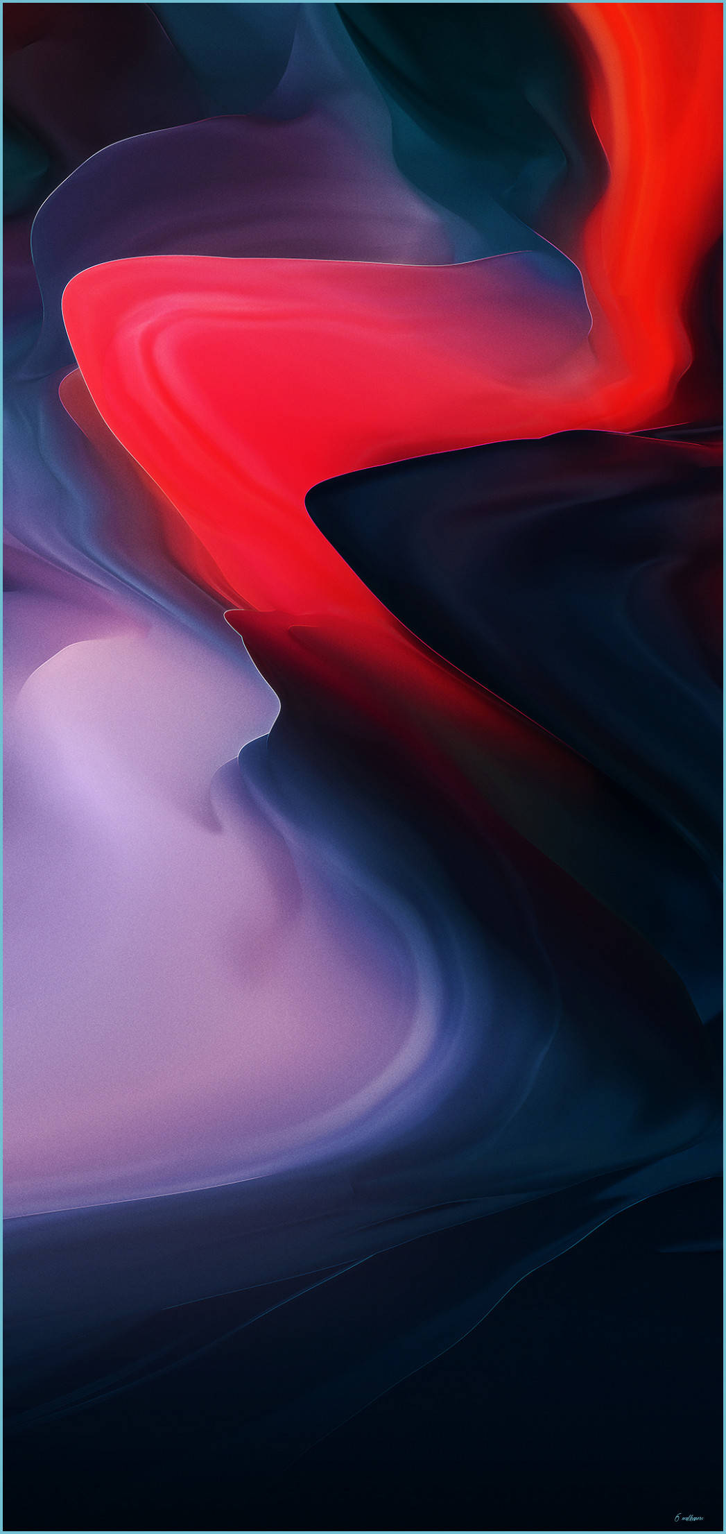 ダークレッドの抽象デザインが際立つエレガントなOnePlus 9 Pro 壁紙