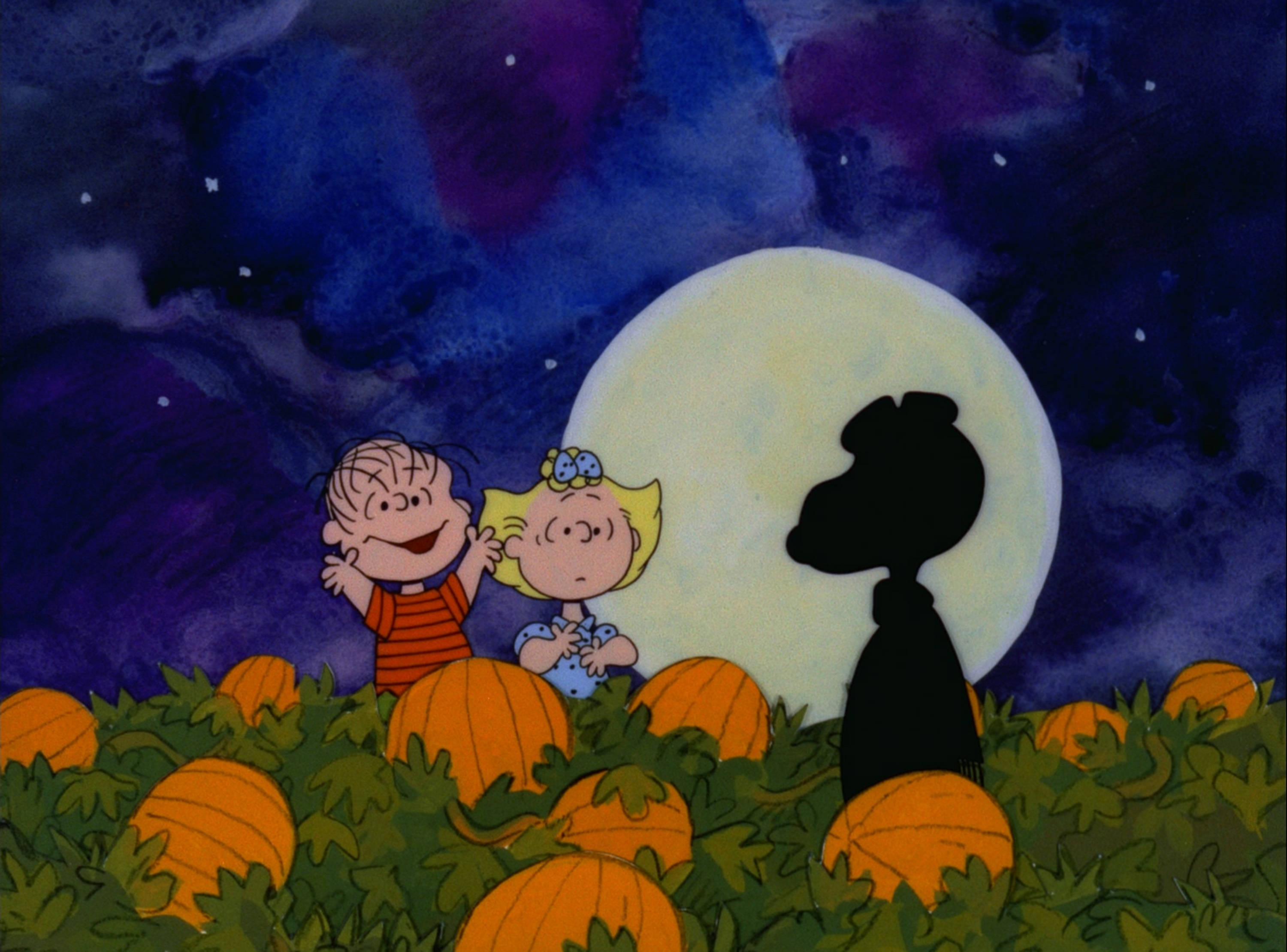 チャーリー・ブラウン ハロウィン シルエット 壁紙