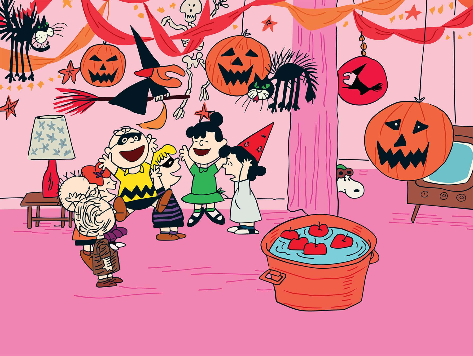 チャーリー・ブラウンが大好きなハロウィンを祝う！ 壁紙