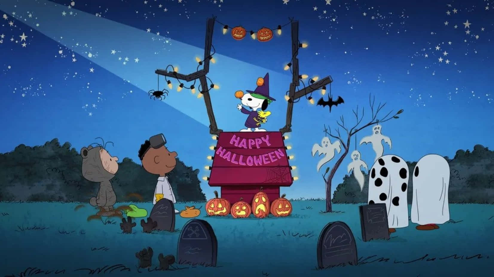 チャーリー・ブラウンとハロウィンを祝おう 壁紙