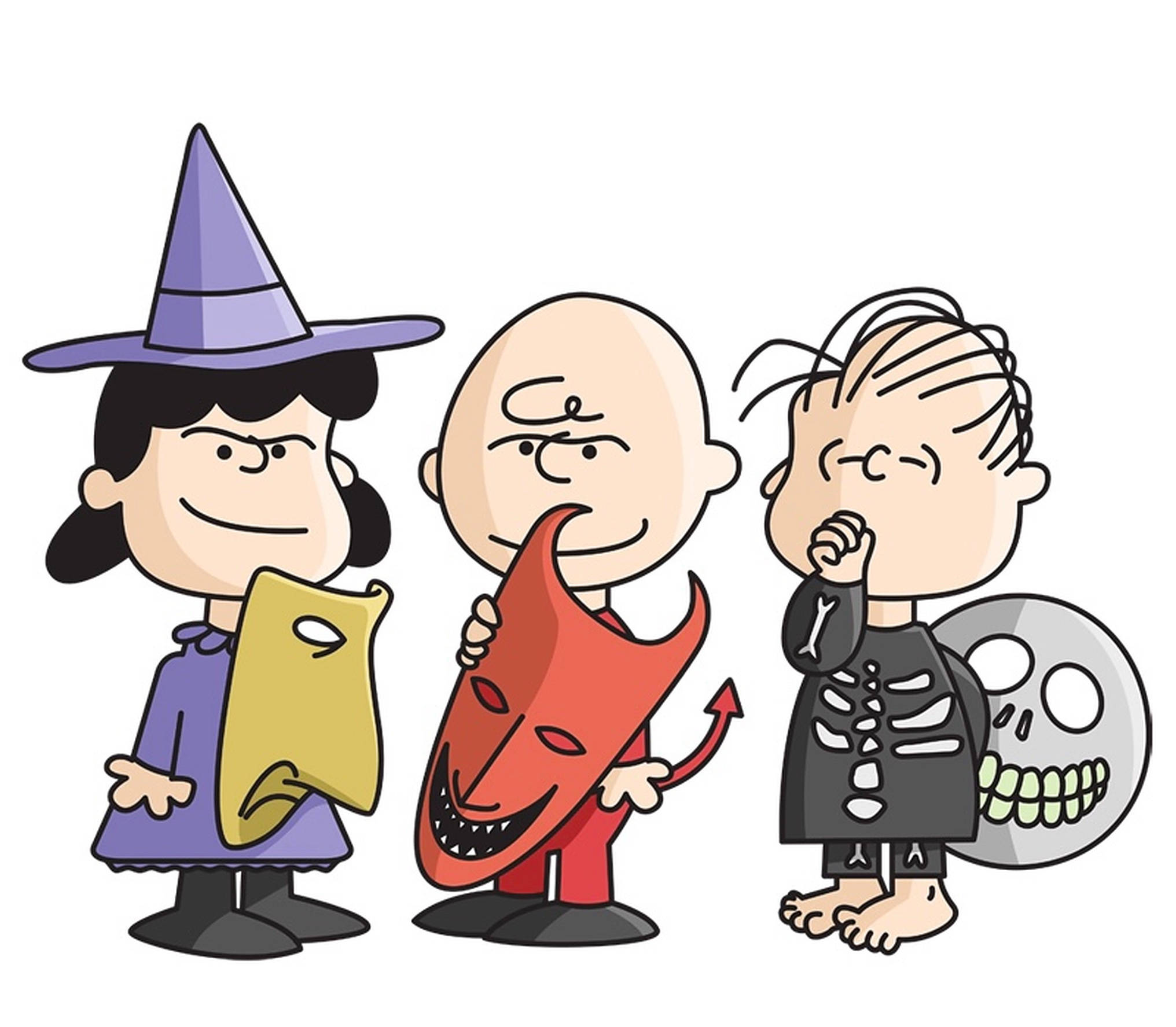 チャーリー・ブラウンのハロウィンイラストアート 壁紙