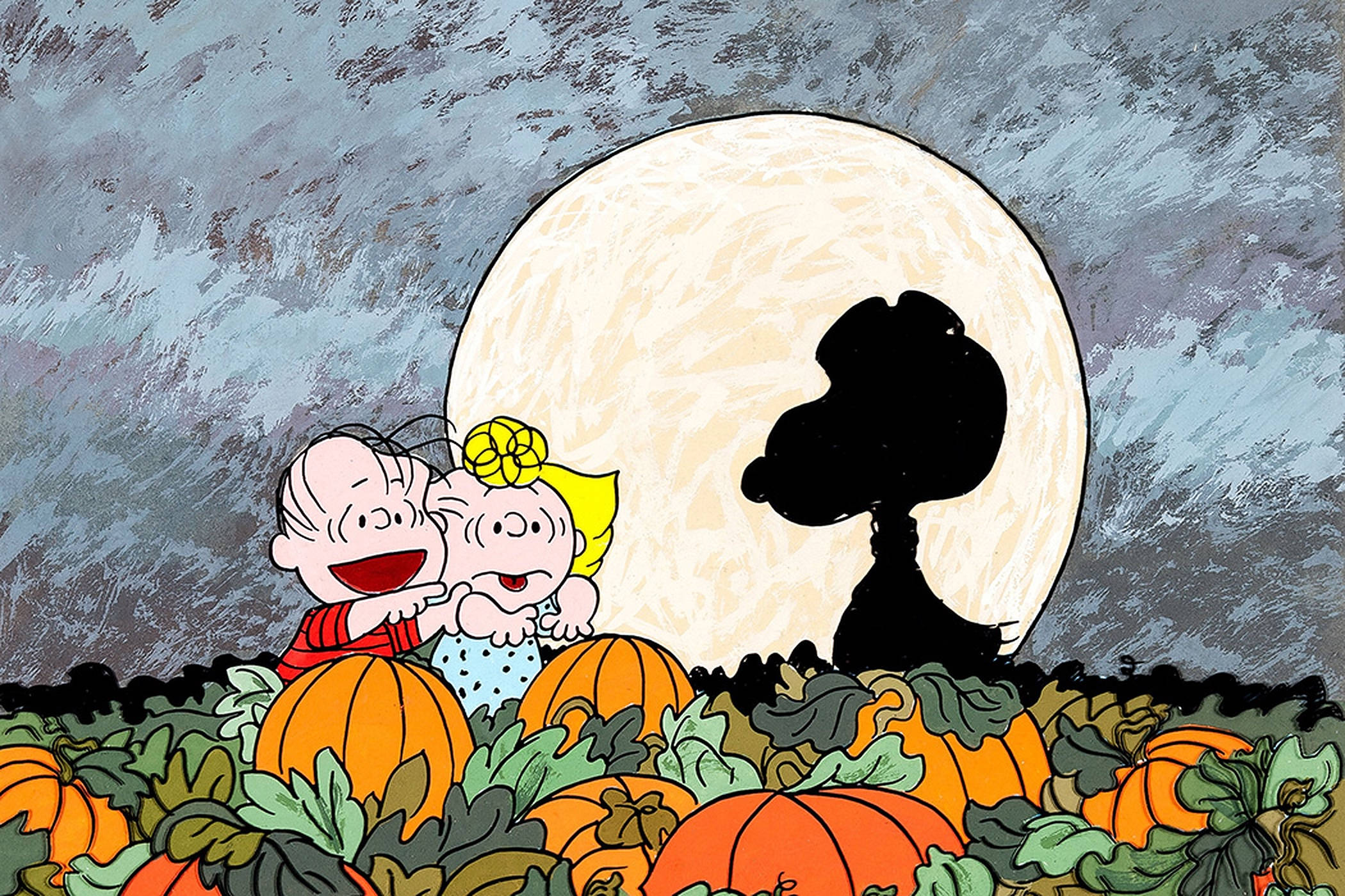 チャーリー・ブラウンの仲間たちのハロウィンイラスト 壁紙