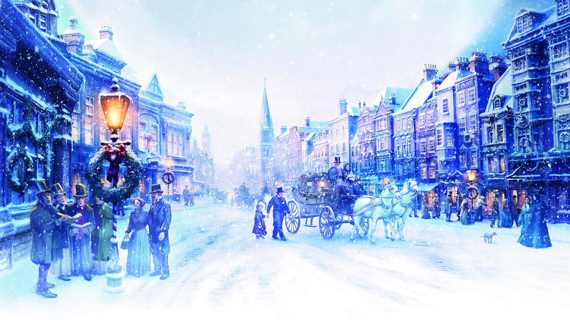 チャールズ・ディケンズの『クリスマス・キャロル』 壁紙