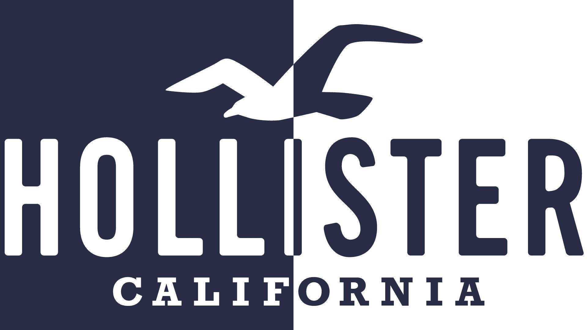 ツートーンのHollisterロゴ 壁紙