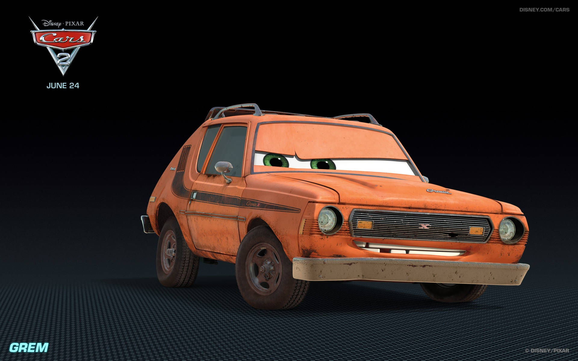 ディズニー・ピクサー『カーズ2』のグレム 壁紙