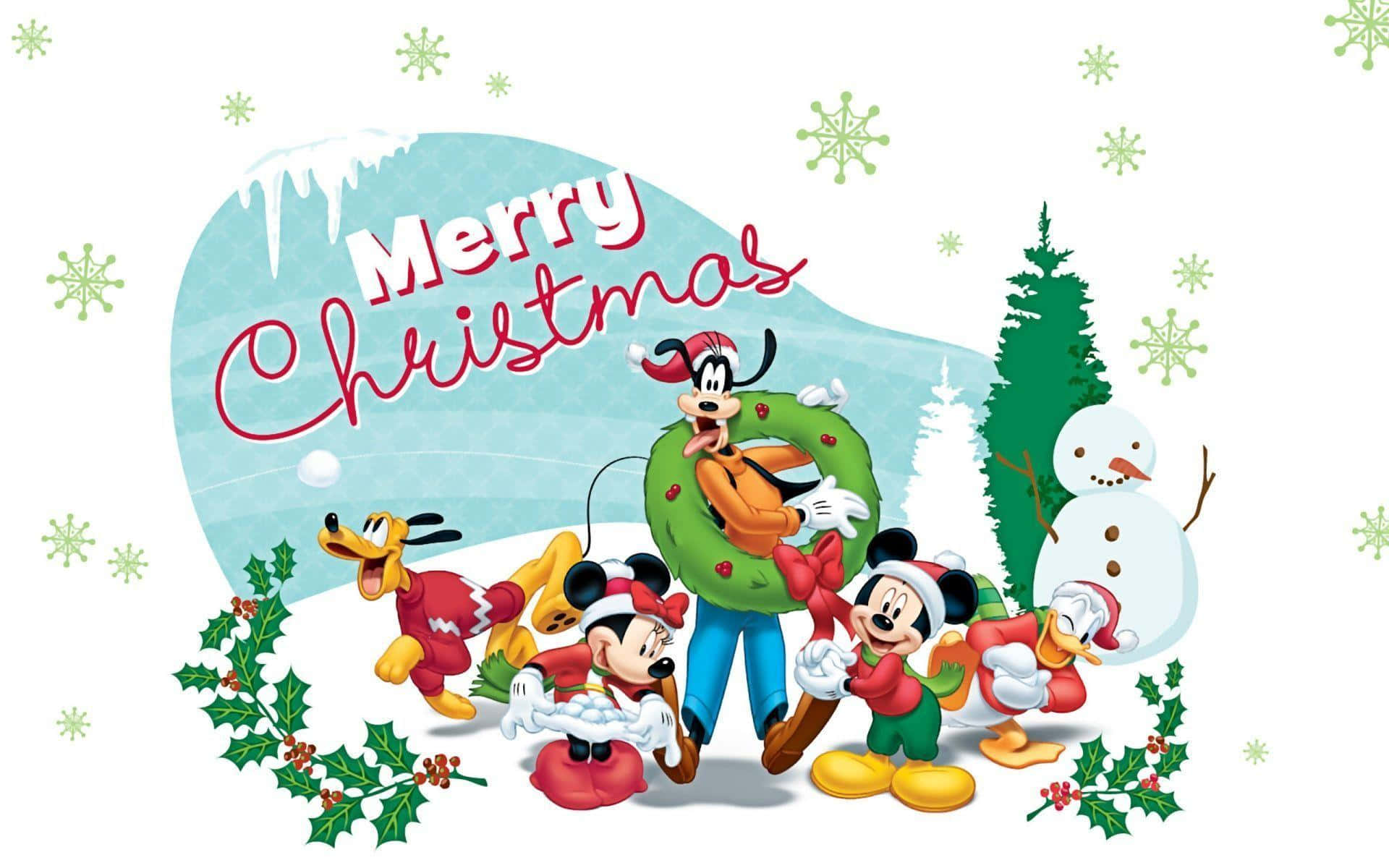 ディズニーの魔法でクリスマスを祝おう 壁紙