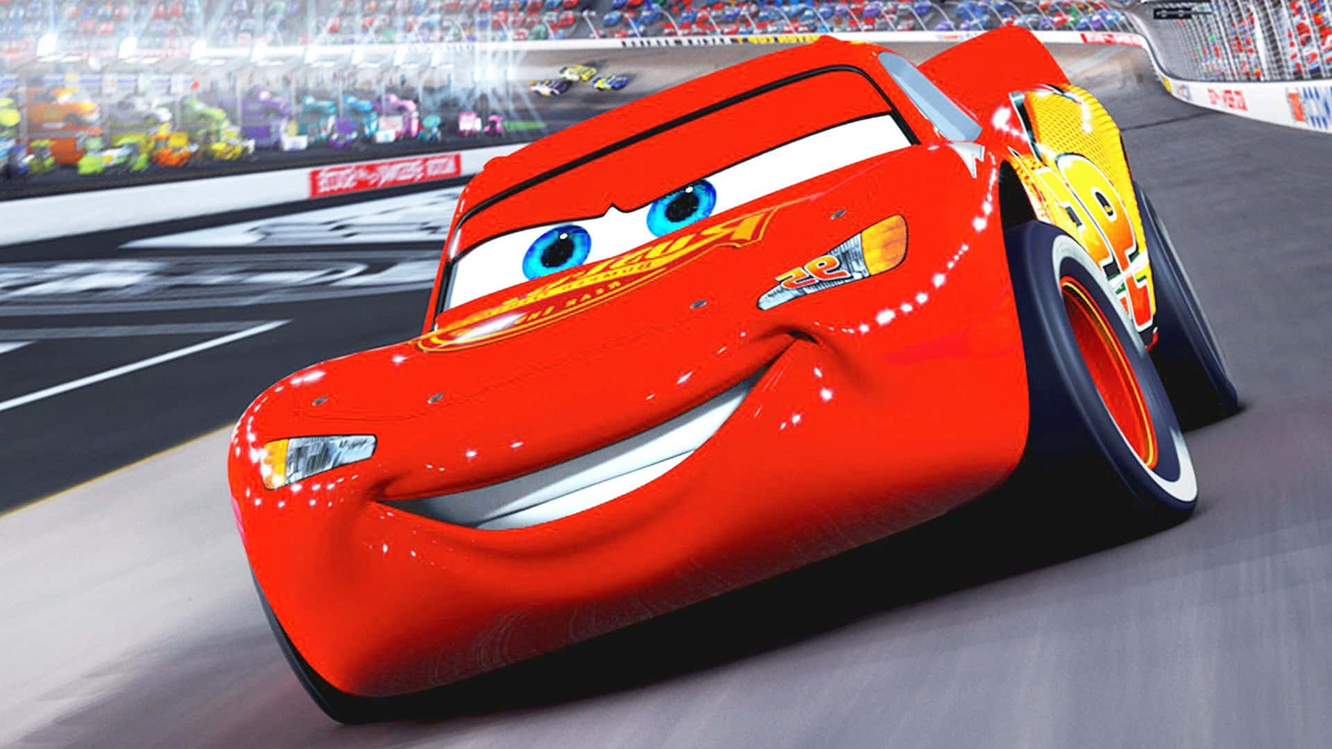 ディズニーカーズ ライトニング・マックィーン レーシング壁紙 壁紙