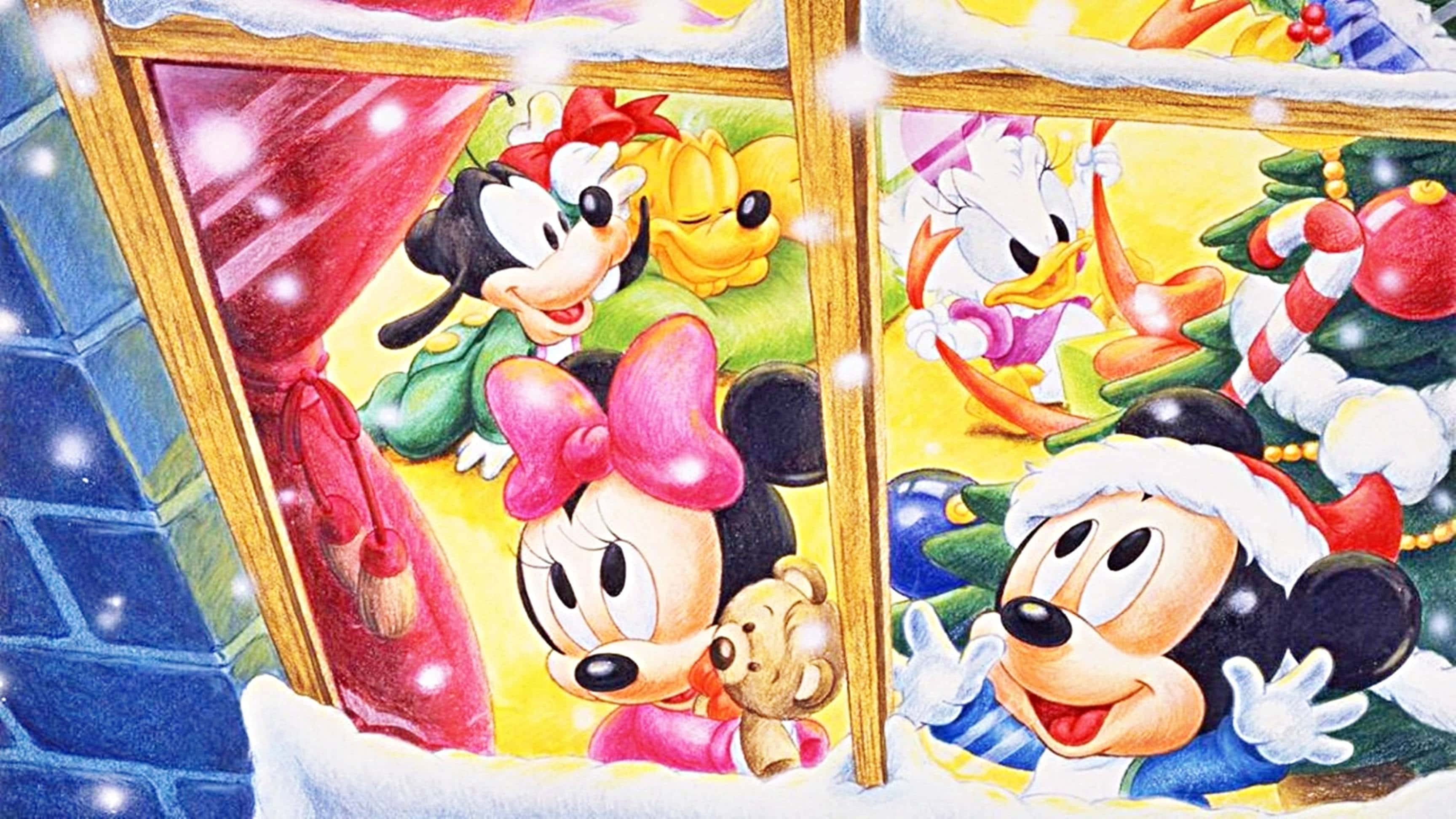ディズニークリスマスの魔法を体験しよう！ 壁紙