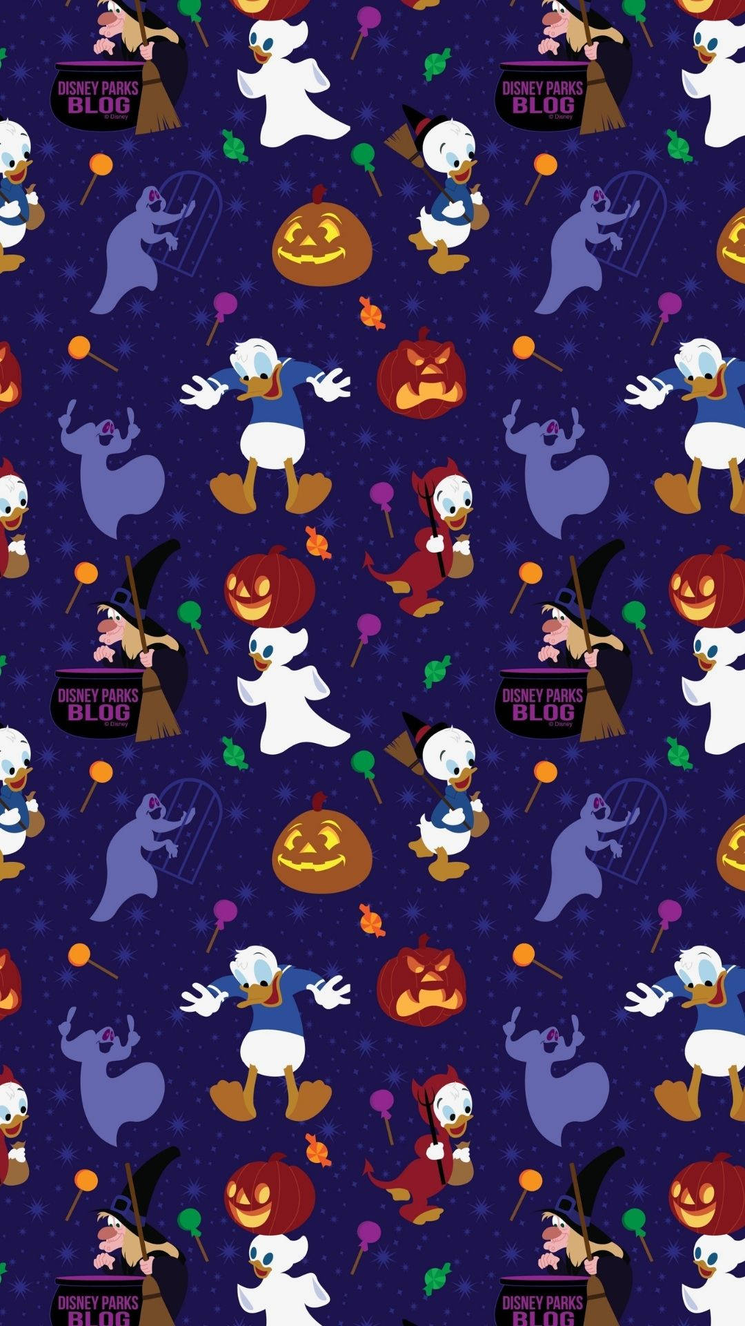 ディズニー漫画 ドナルドダック ハロウィン 壁紙