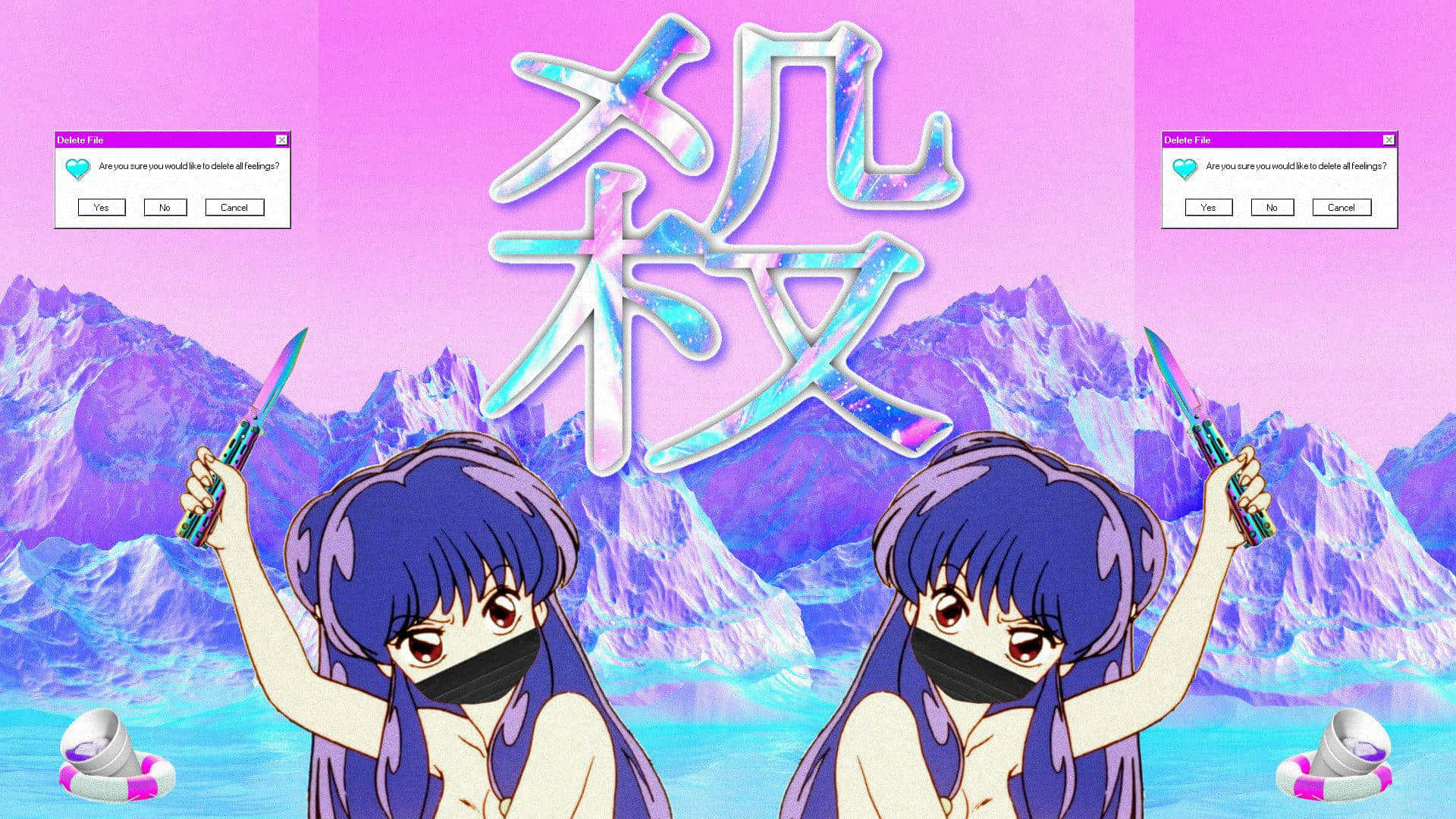 デスクトップアート アニメ PFP エステティック 壁紙