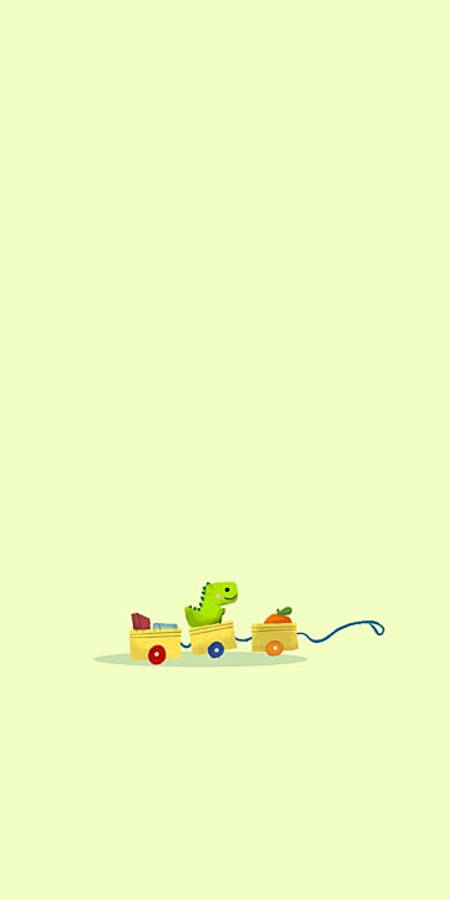 トイ・ディノ カワイイ iPhone 壁紙