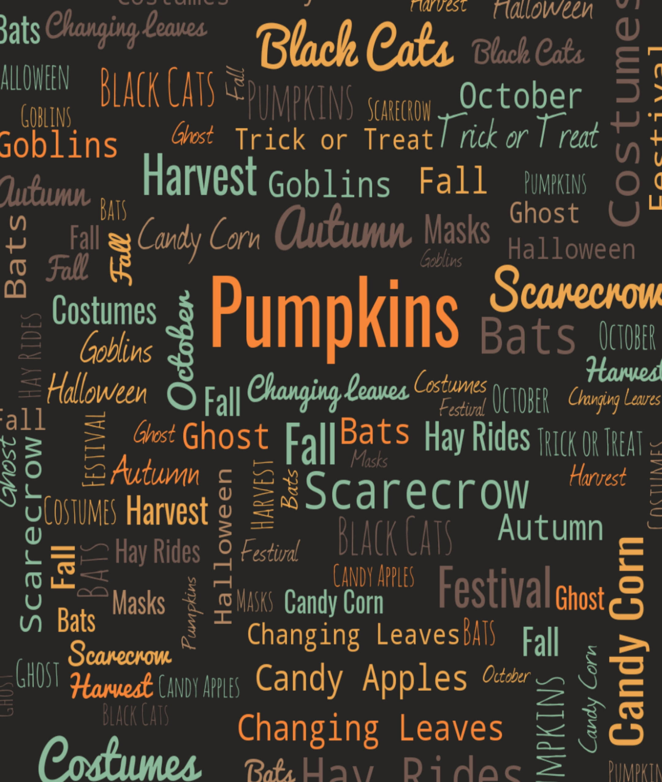 トリック・オア・トリート ハロウィン用語集 壁紙