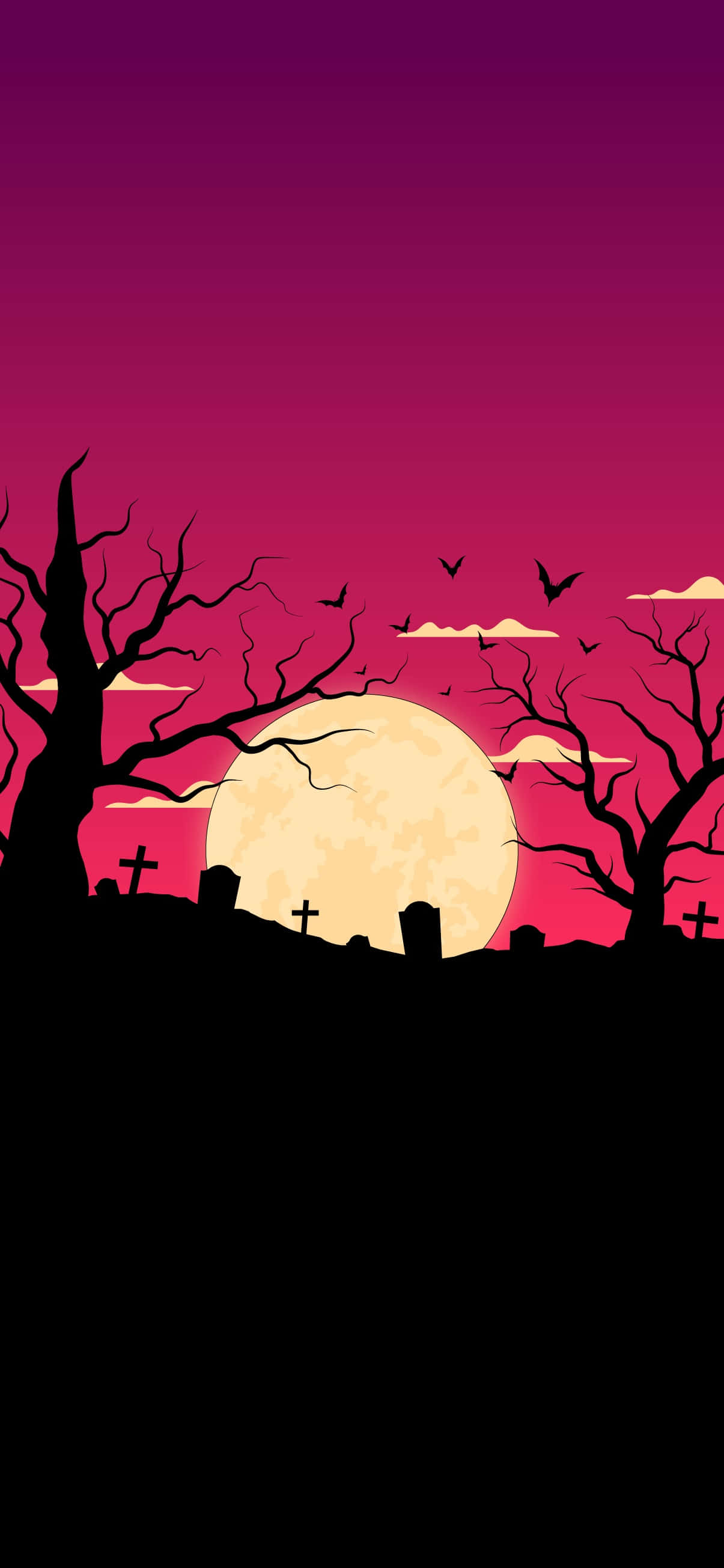 トリック・オア・トリート！ハロウィンを不気味なカスタム電話背景で祝おう 壁紙