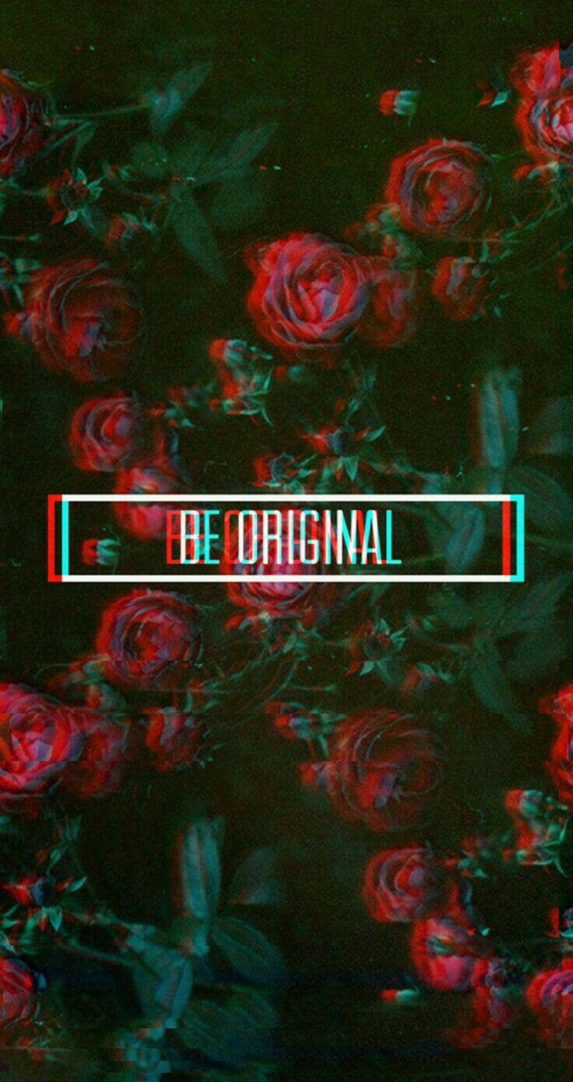 トリッピーなダーク美学 Be Original 壁紙
