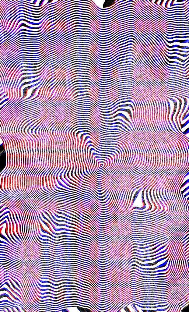 トリッピーな錯覚アート 壁紙