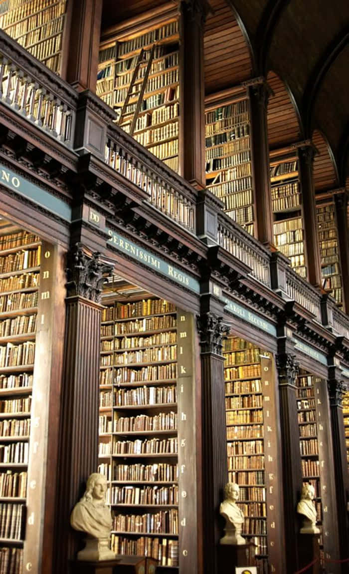 トリニティ・カレッジ図書館の写真 壁紙