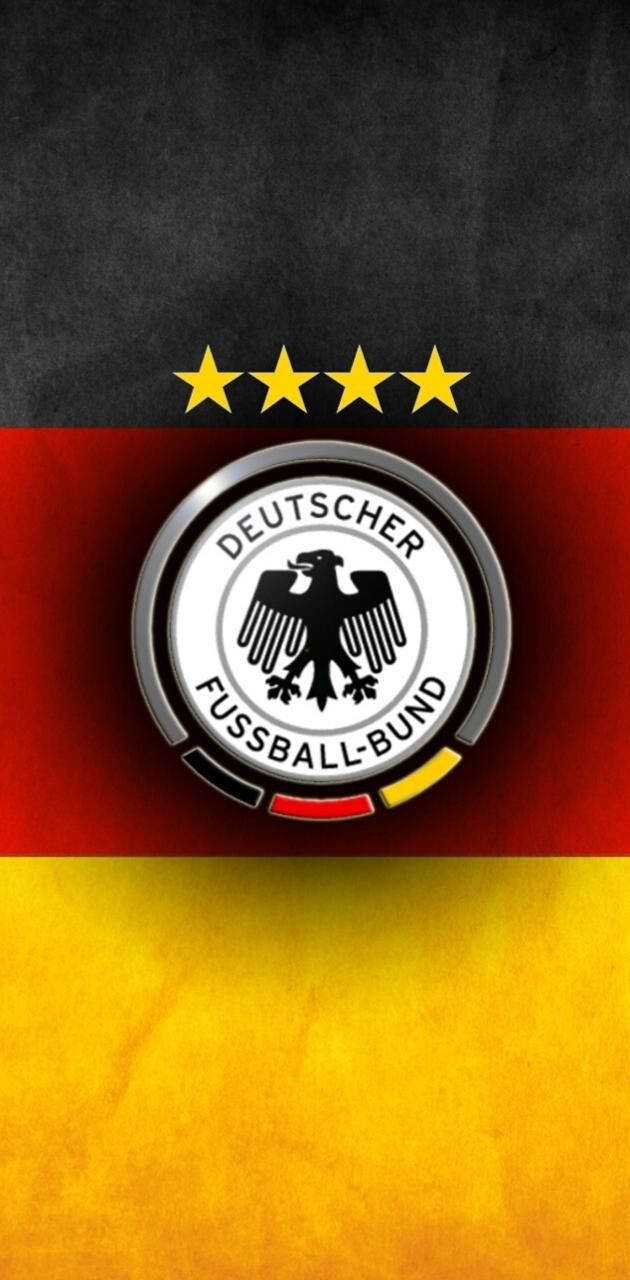 ドイツ代表サッカーチームのフラッグロゴ 壁紙