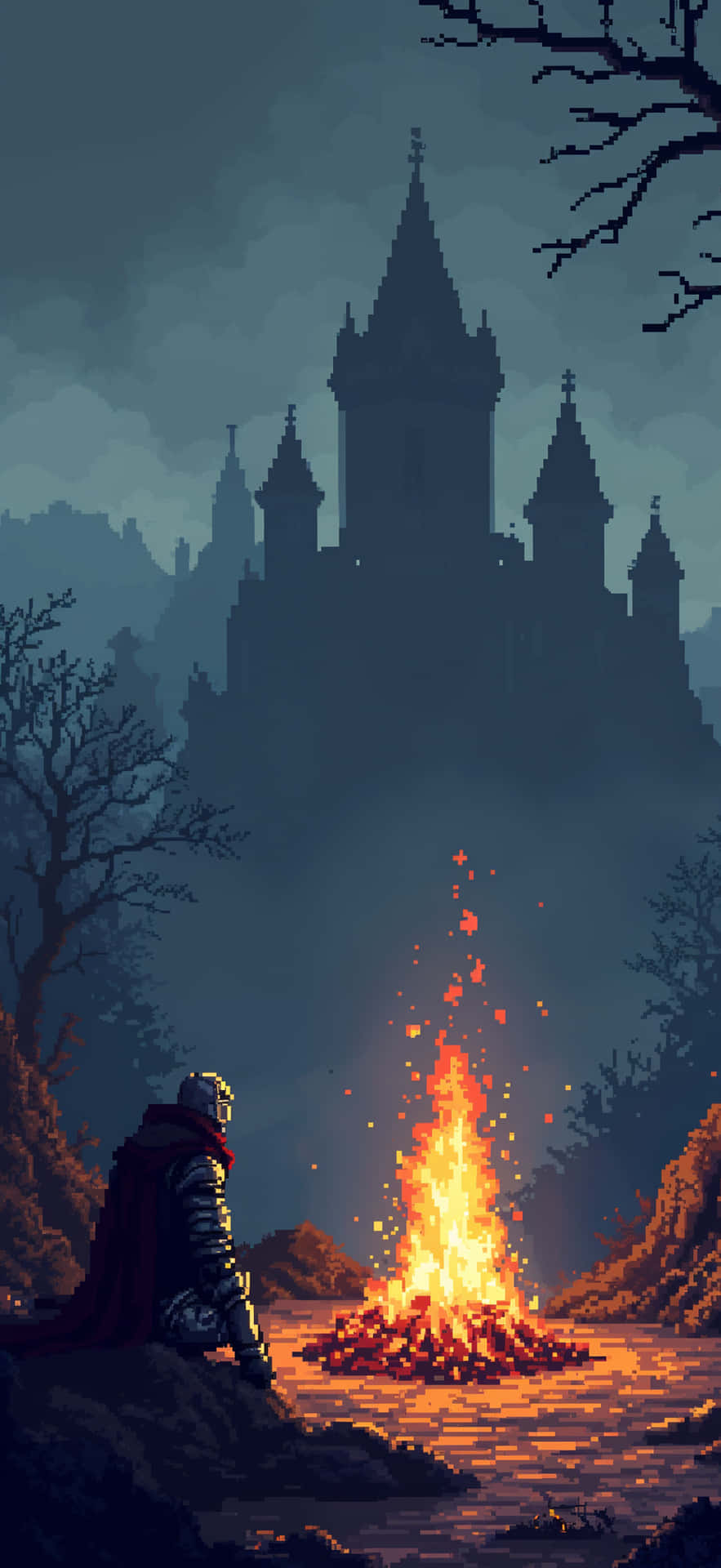 ドット絵、ドット絵画像、ゲーム壁紙、ゲーム、ビデオゲーム、ダークソウル、モバイル、ダークソウル3、ダークソウル3画像