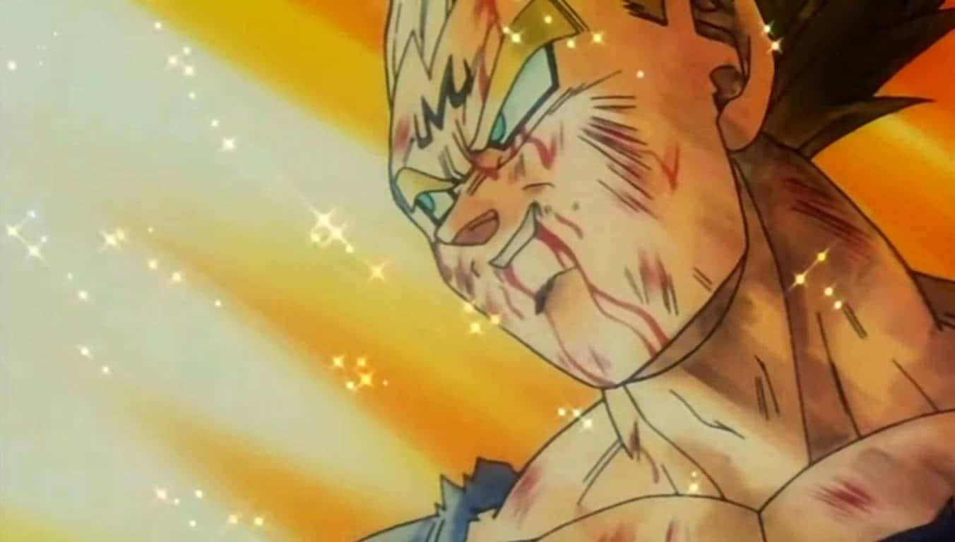 ドラゴンボール 傷ついた魔人ベジータの微笑み 壁紙