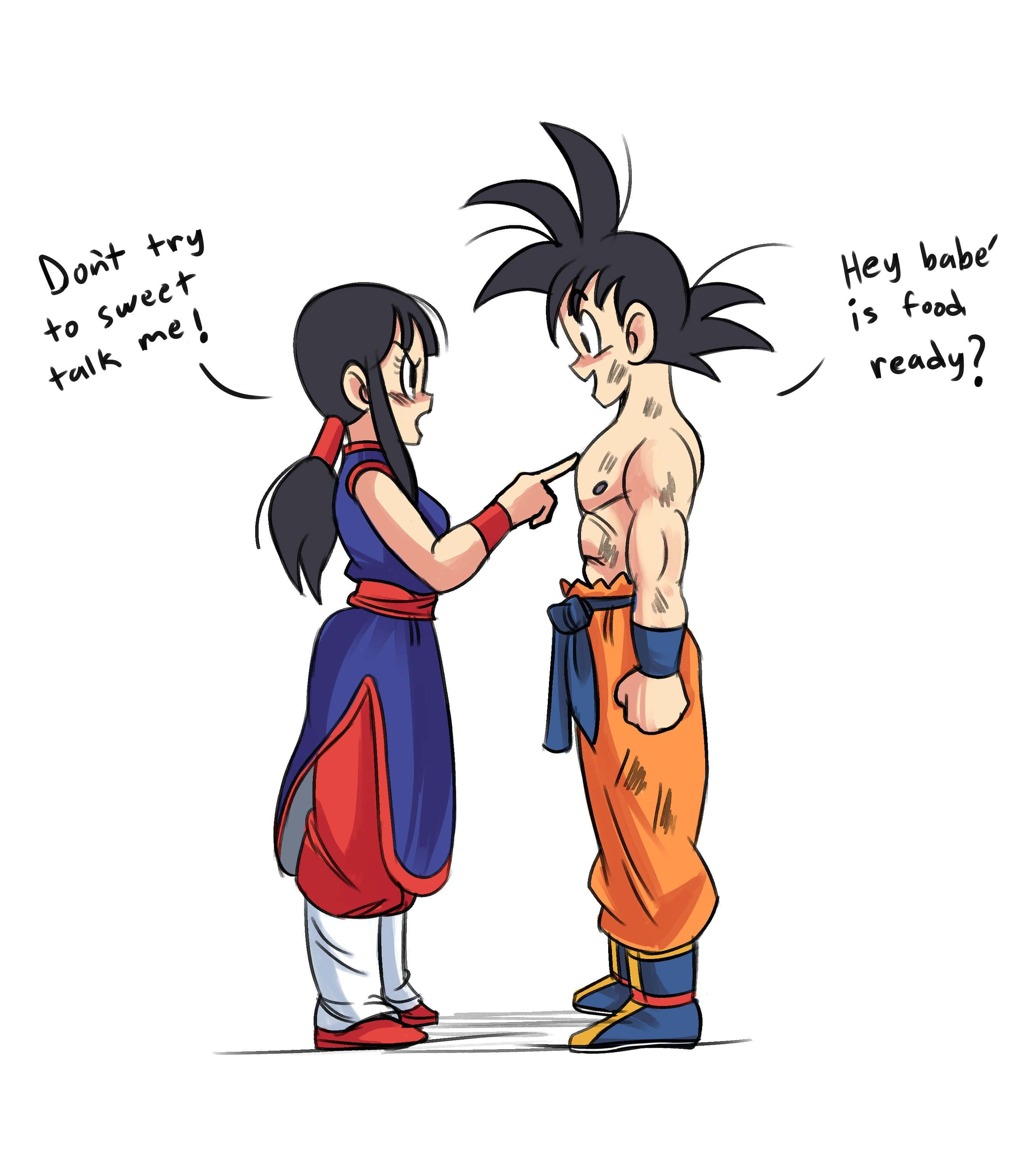 ドラゴンボール 悟空とチチの会話 壁紙