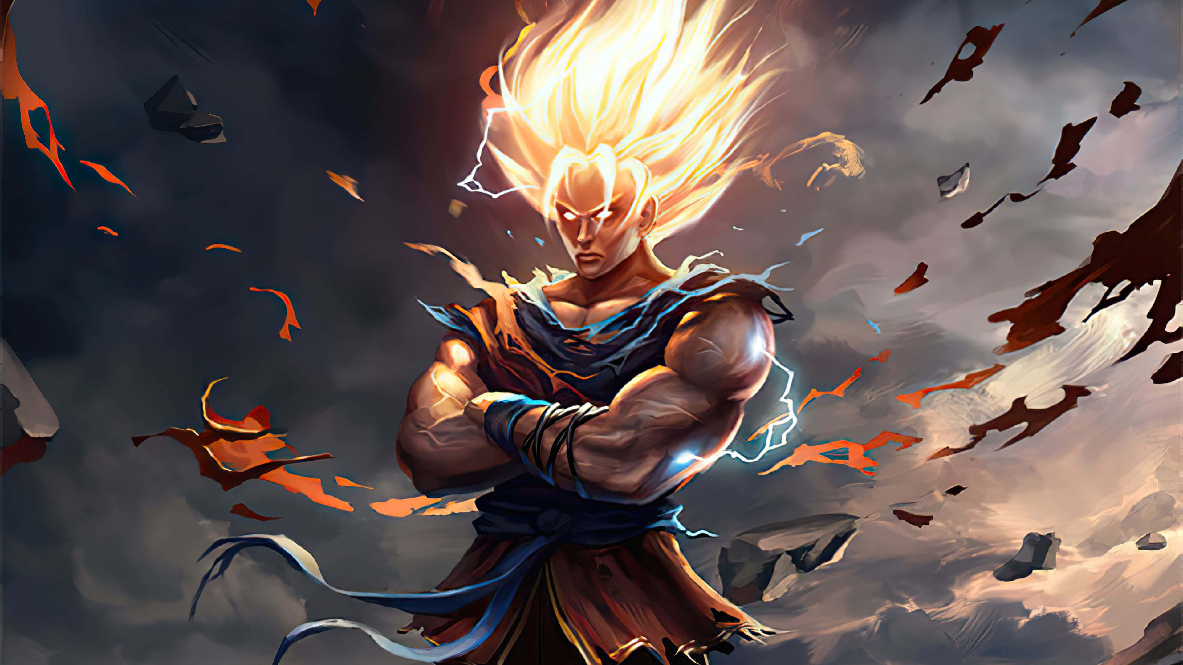 ドラゴンボールZ 悟空とフリーザの激突 壁紙