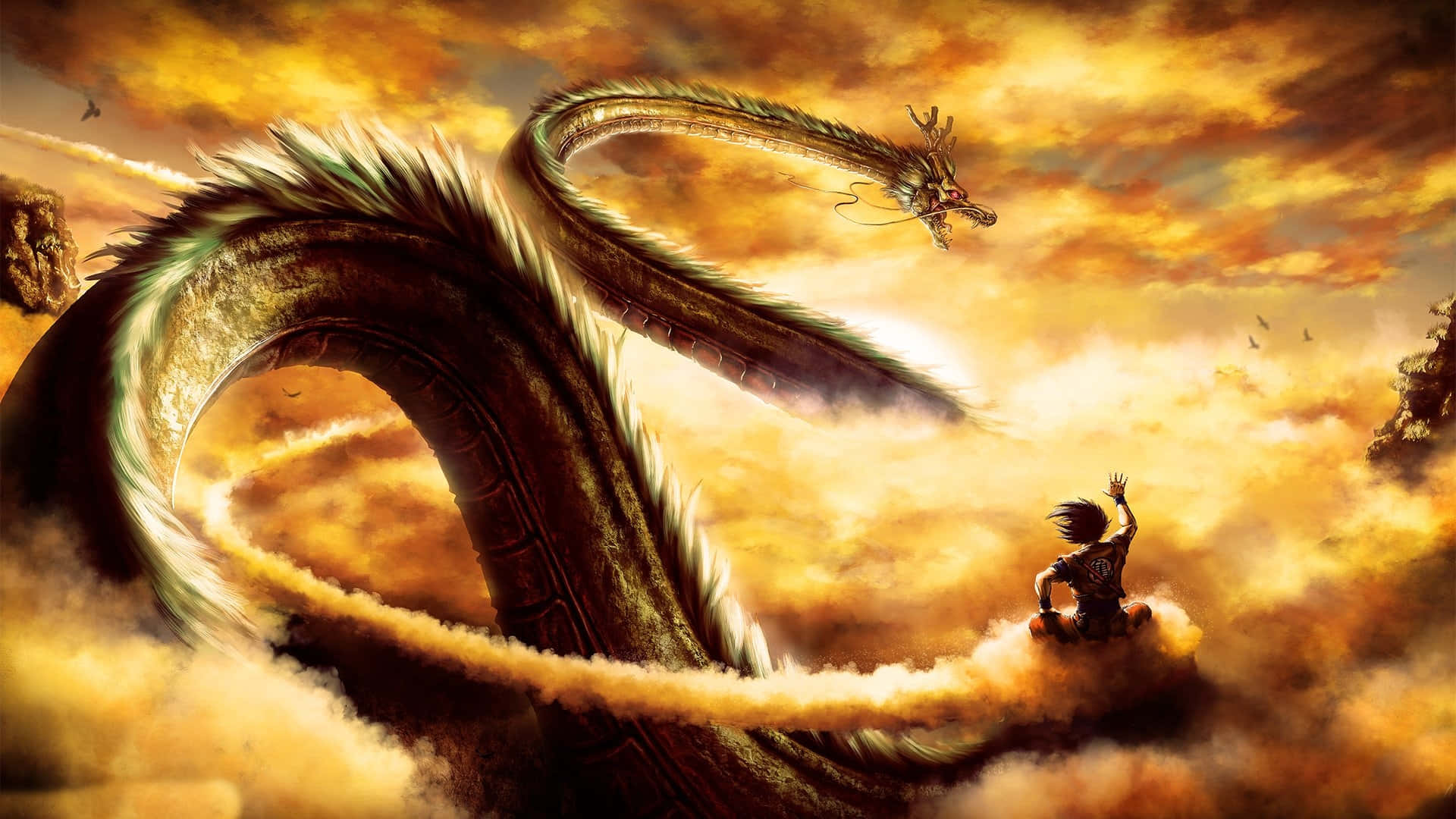 ドラゴンボールZ 雲の絵 壁紙