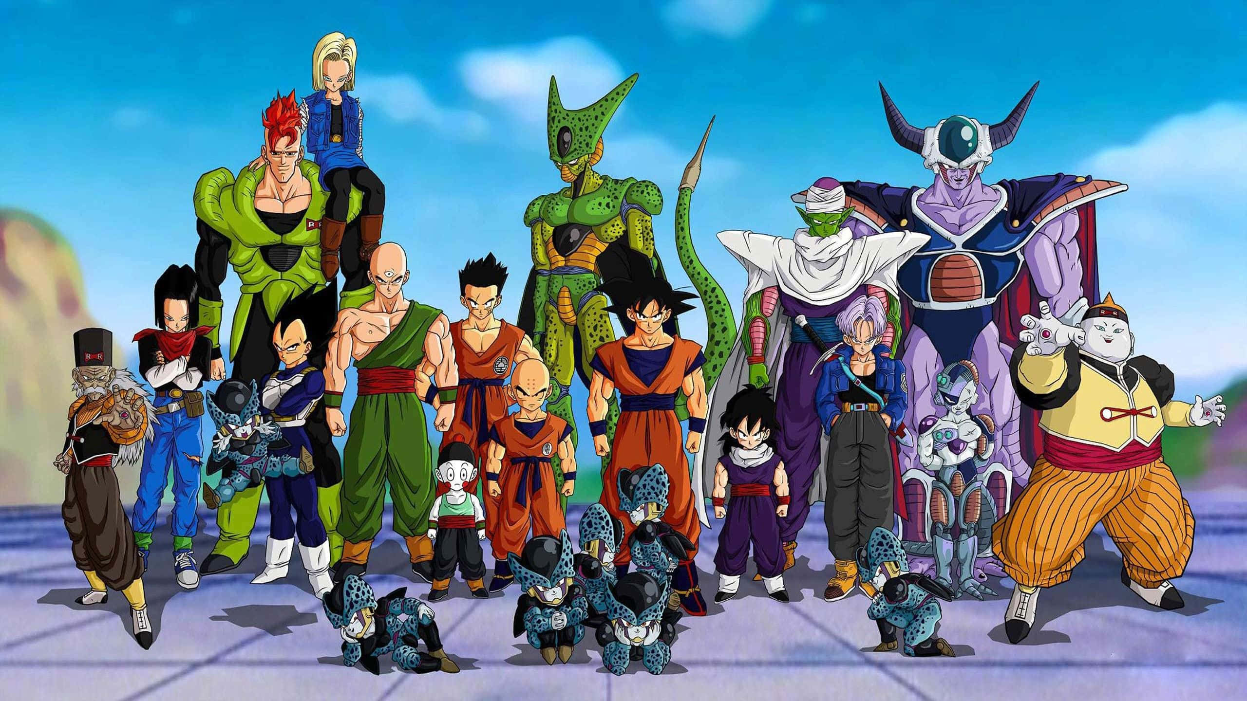 「ドラゴンボール超の戦士たちが新たな英雄譚の戦いに集結！」 壁紙