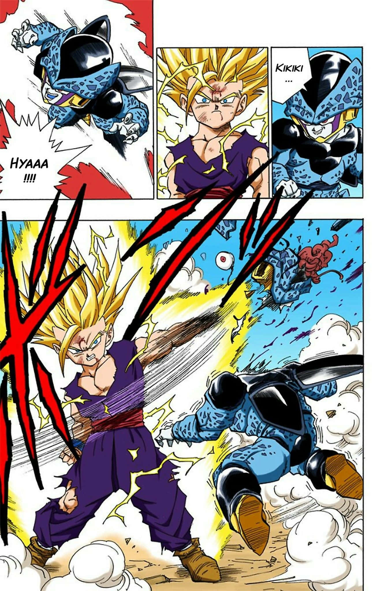 ドラゴンボール超マンガの壮大なバトルシーン 壁紙