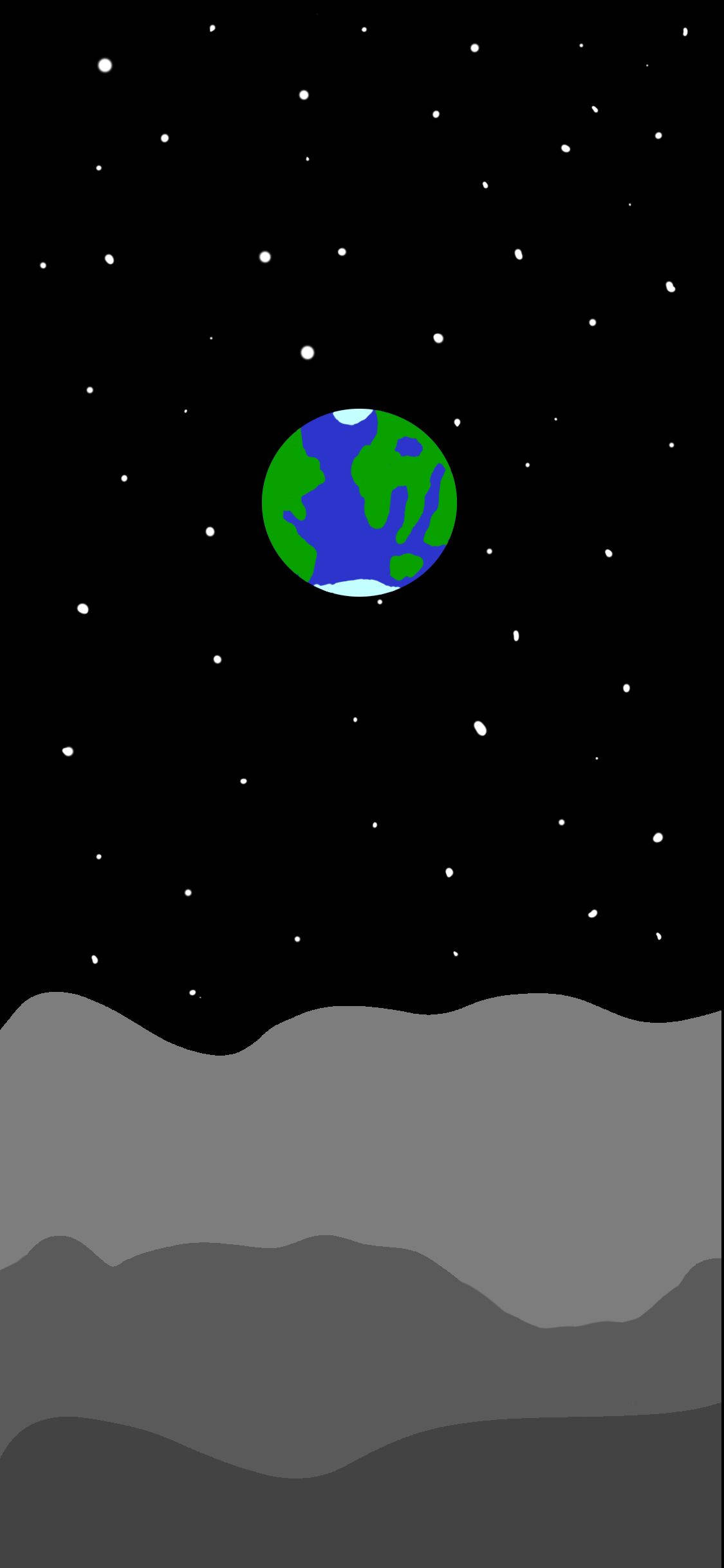 ドリッピーな宇宙の地球 壁紙