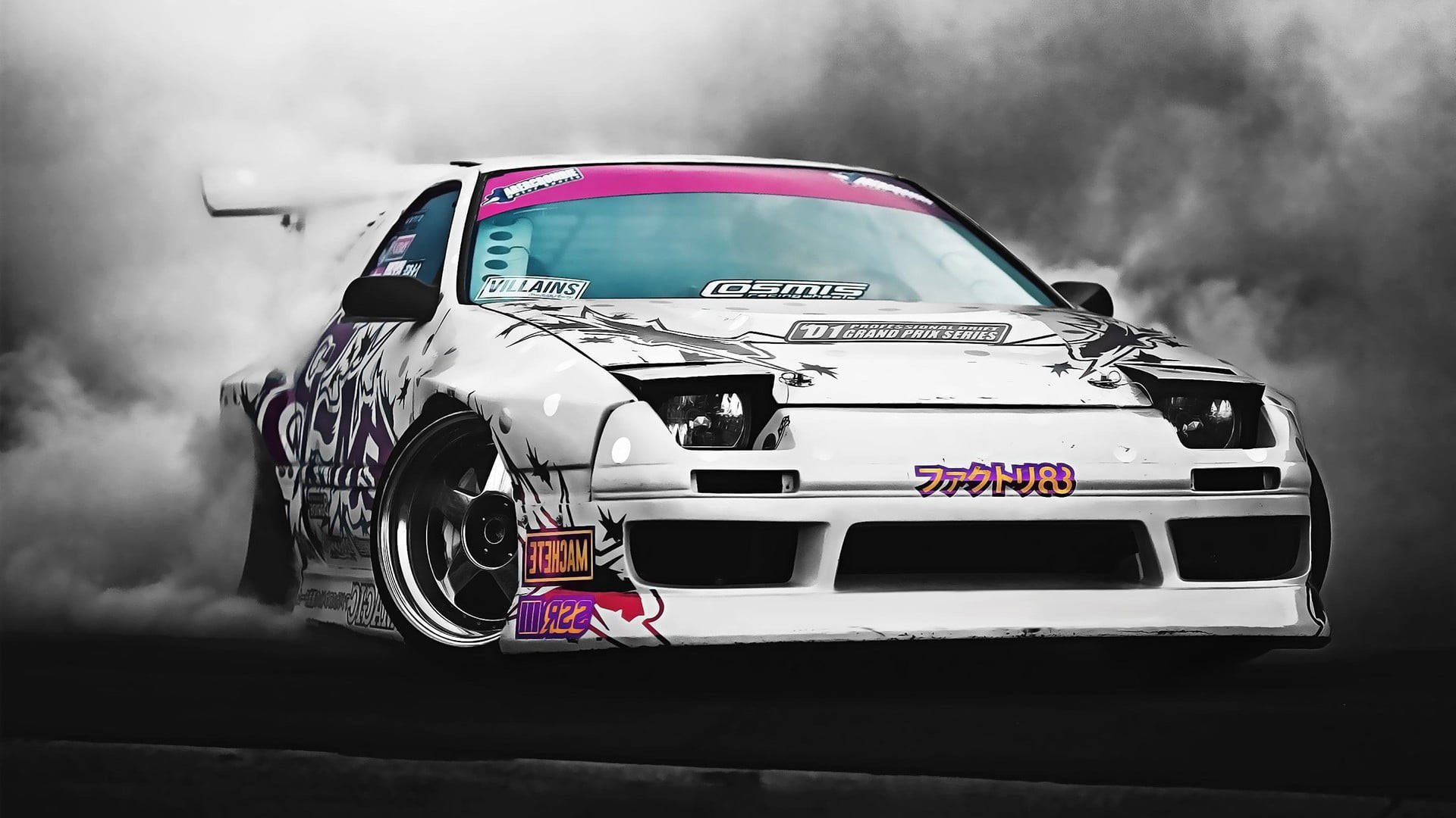 ドリフトカー 日本のスポーツカー — かっこいい車 GIF 壁紙