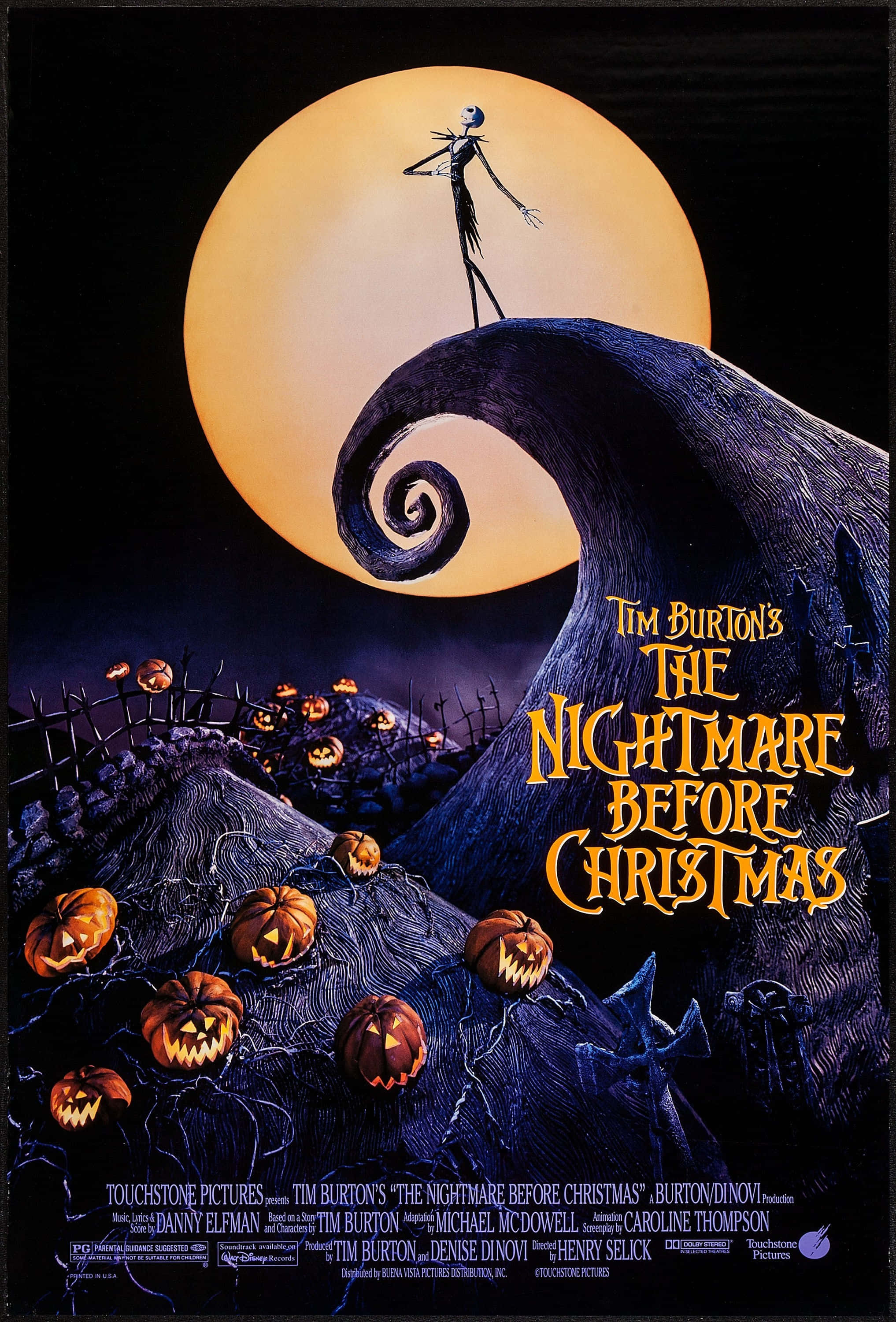 ナイトメアー・ビフォア・クリスマス 映画ポスター 壁紙